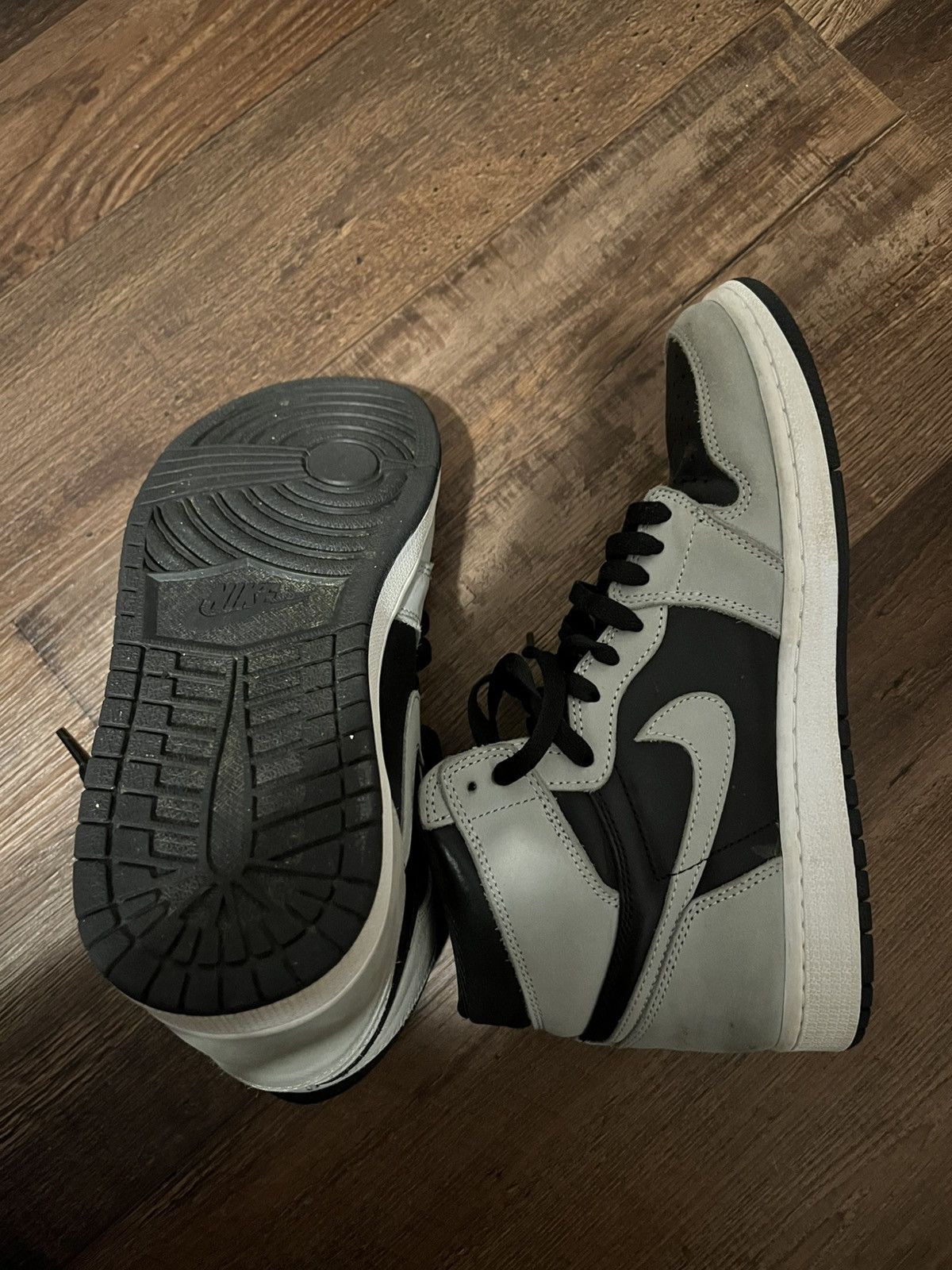 Jordan Brand Jordan 1 Retro Shadow Greys Size US 9 / EU 42 - 5 Thumbnail