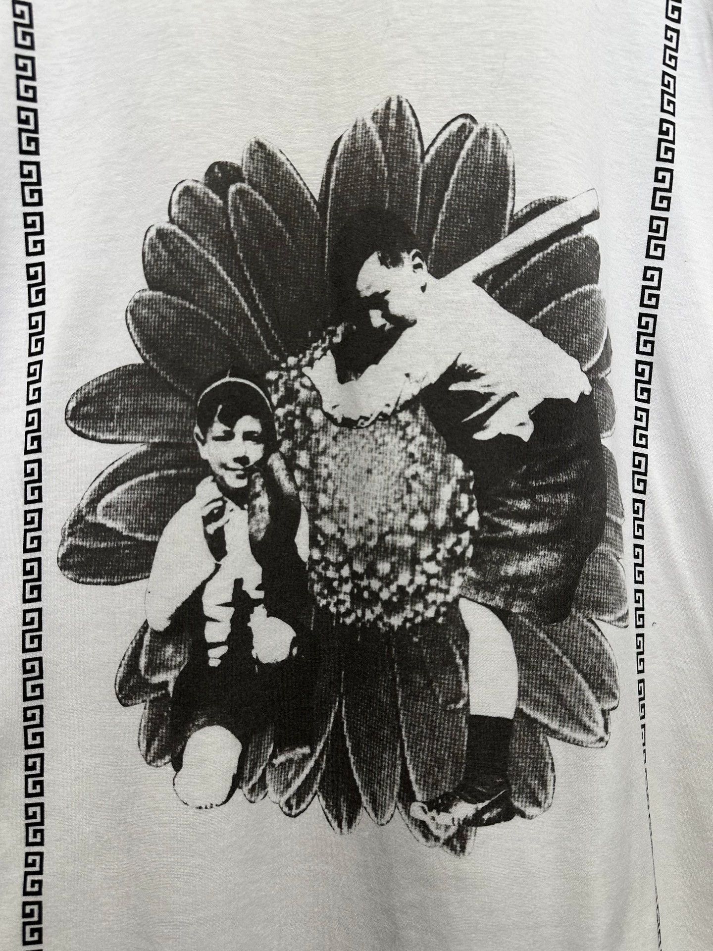 Yohji Yamamoto Yohji Yamamoto 1996SS Flower Boy Oversized Long T Sunflower Size US M / EU 48-50 / 2 - 3 Thumbnail
