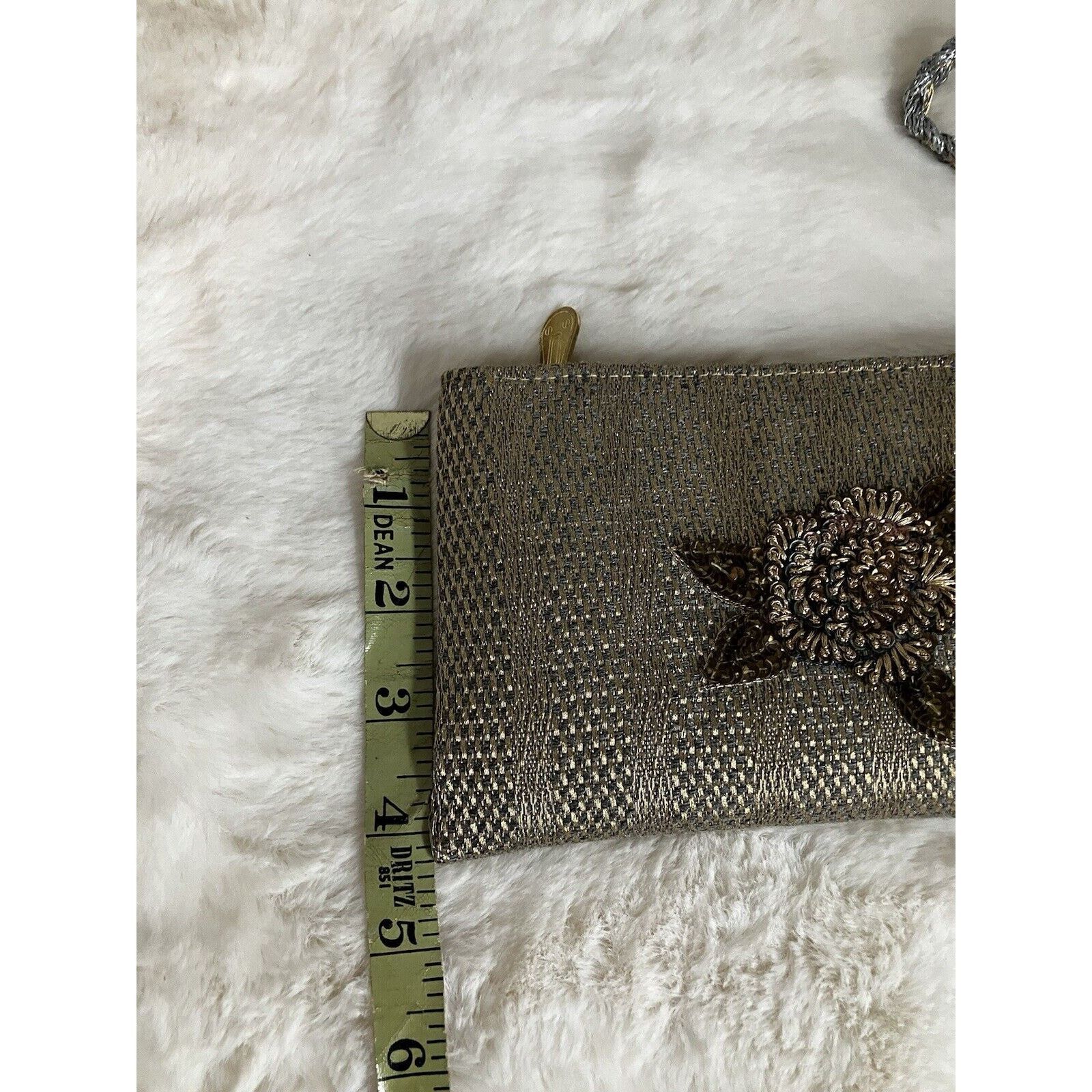& Other Stories Vintage clutch wristlet with embroidered flower boho VTG Size ONE SIZE - 10 Thumbnail