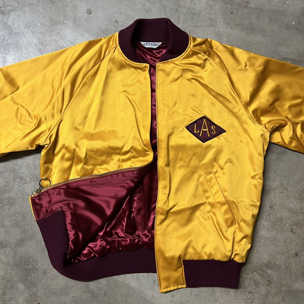 Vintage Vintage 50’s Bowler’s Shirt & Uniform Satin Varsity Jacket Size US L / EU 52-54 / 3 - 5 Thumbnail