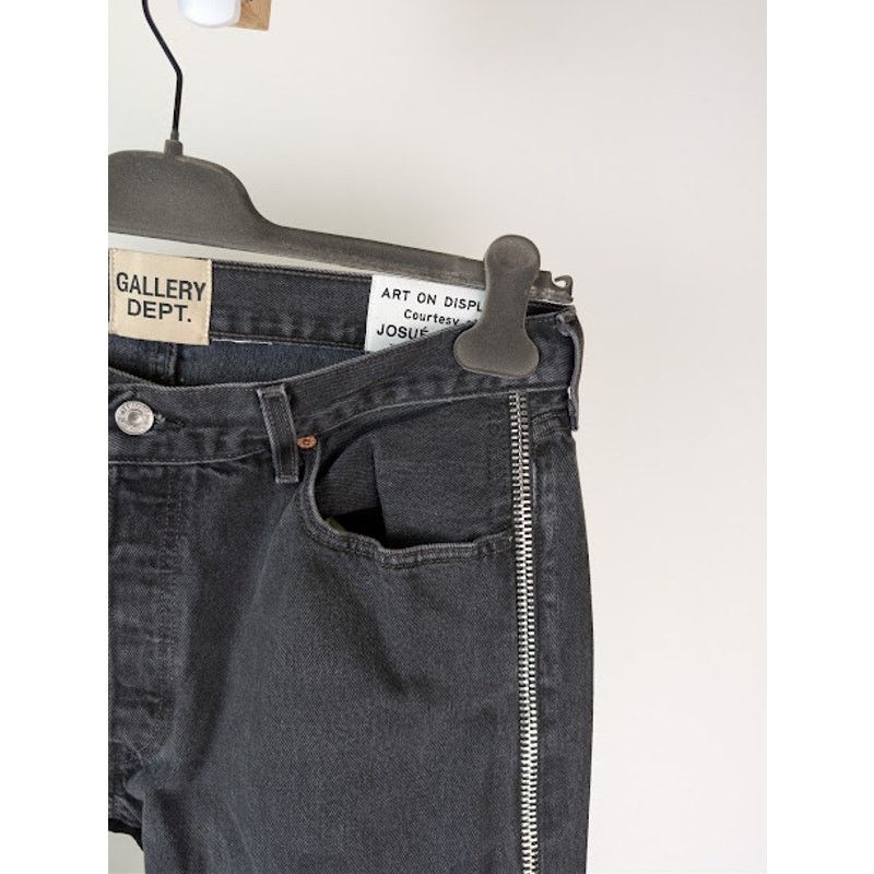 Gallery Dept. o1rshd1 Ready LA Flare Denim Jeans in Black Size US 32 / EU 48 - 4 Thumbnail
