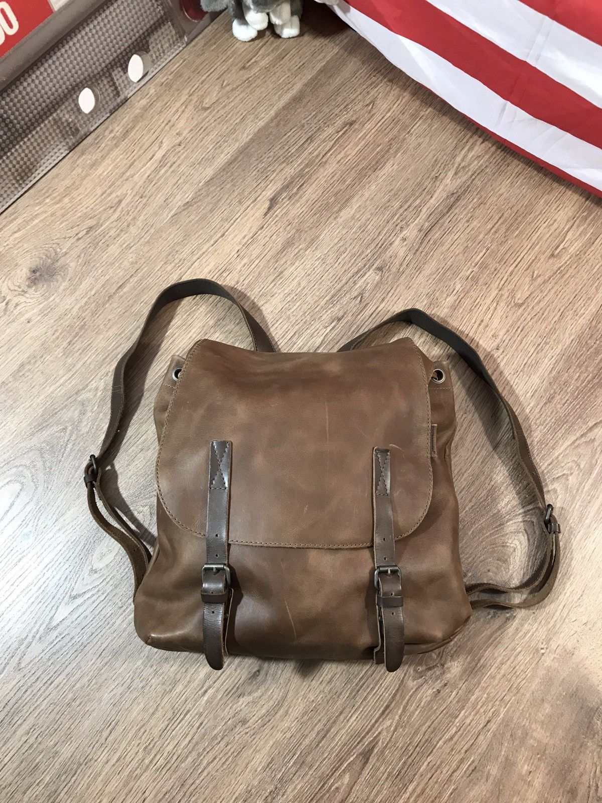 Designer × Leather Aunts & Uncles Leather Backpack rare Size ONE SIZE - 1 Thumbnail