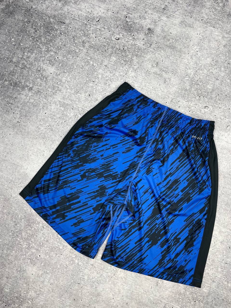 Nike Vintage Nike Y2K Style Drill Blue Wide Leg Casual Rap Shorts Size US 32 / EU 48 - 12 Thumbnail