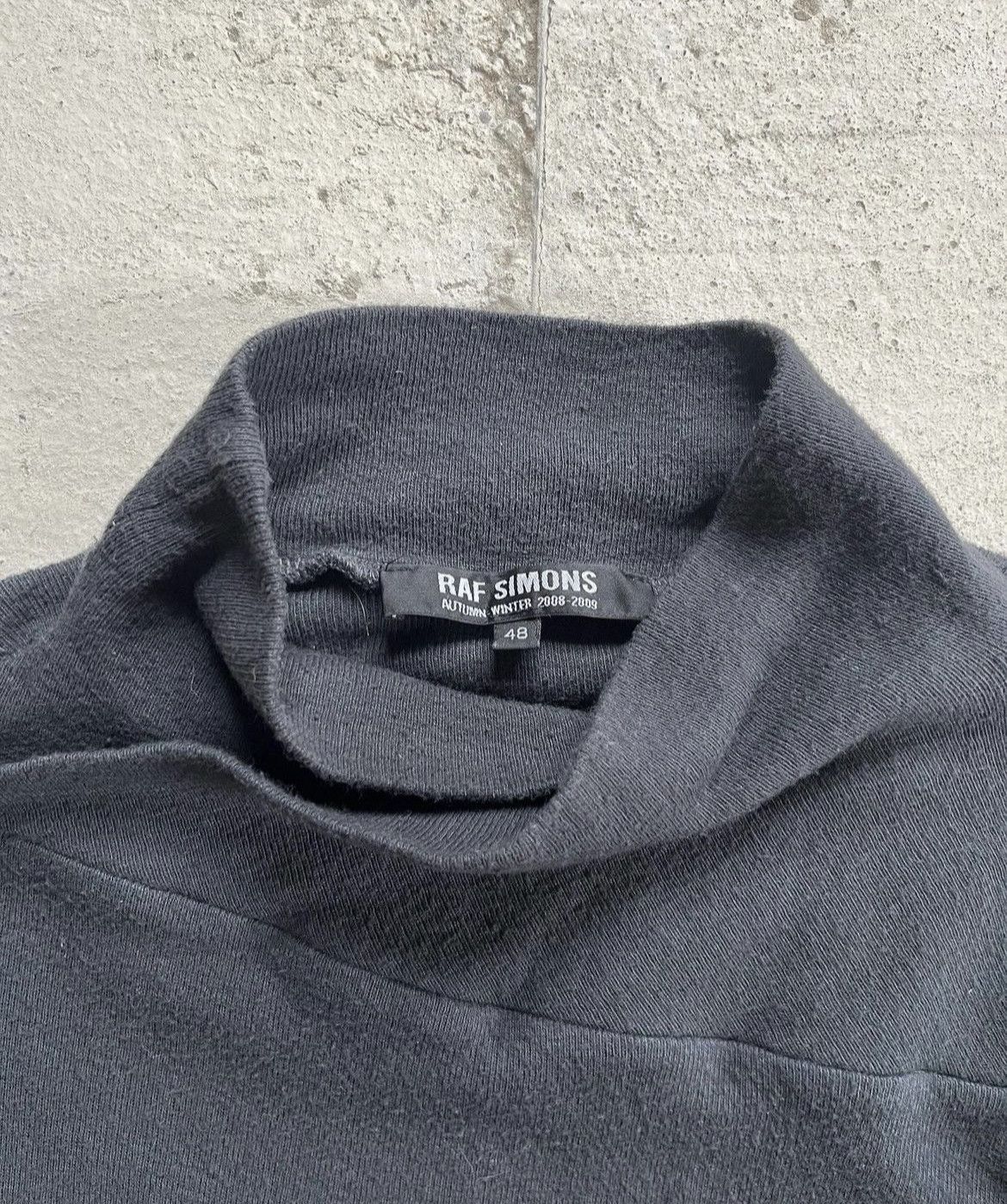 Raf Simons Raf Simons AW08 Assymetrical Slim High Neck Sweater Size US S / EU 44-46 / 1 - 6 Thumbnail