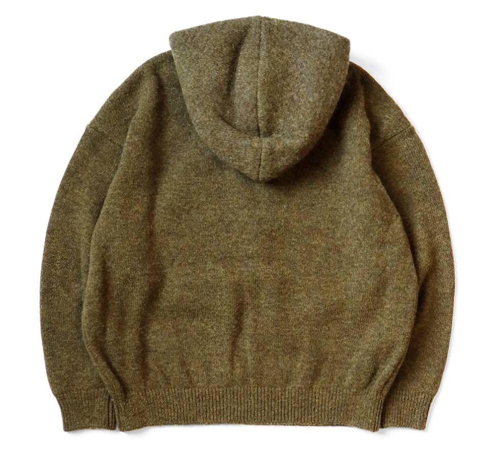 Kapital 5G Small pattern knit KESA hooded sweater Red Size US L / EU 52-54 / 3 - 4 Thumbnail