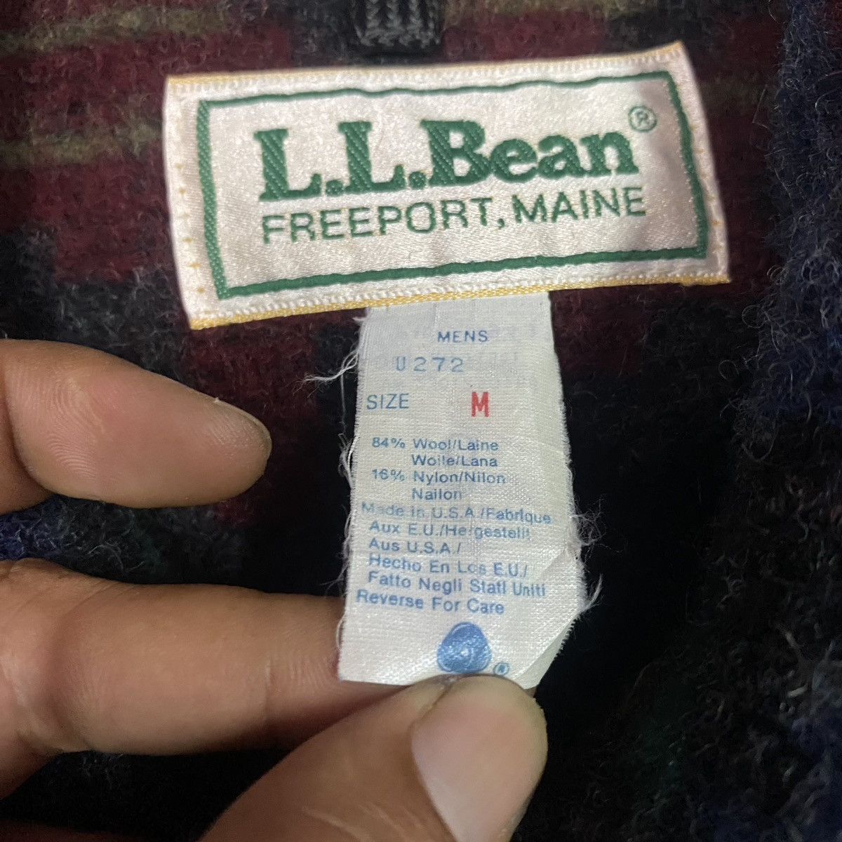 L.L. Bean Vintage LL Bean Navajo Aztec Wool Jacket Size US M / EU 48-50 / 2 - 5 Thumbnail