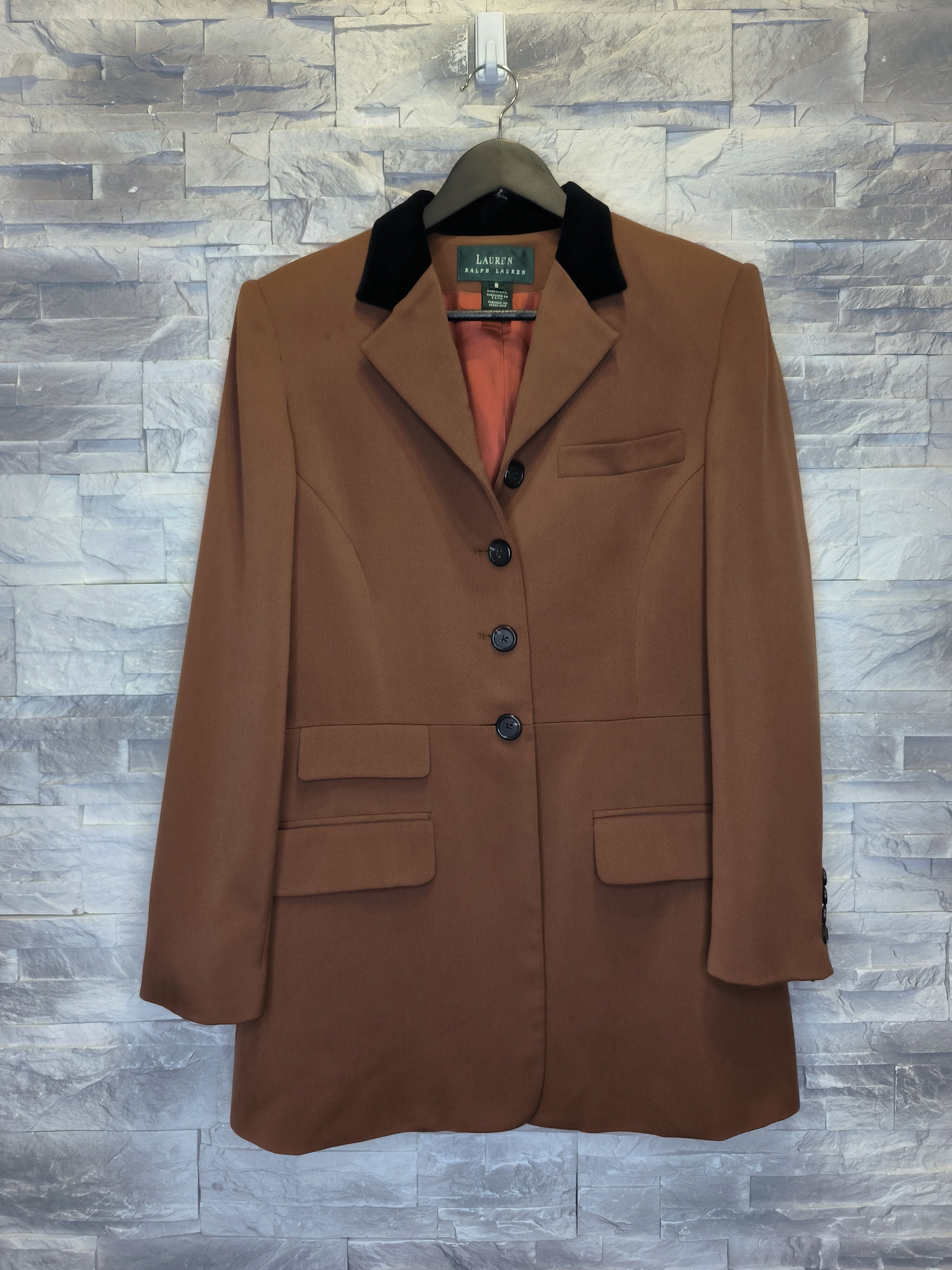 Ralph Lauren Ralph Lauren Wool Brown USA Made Suit Blazer Jacket Size M / US 6-8 / IT 42-44 - 1 Thumbnail