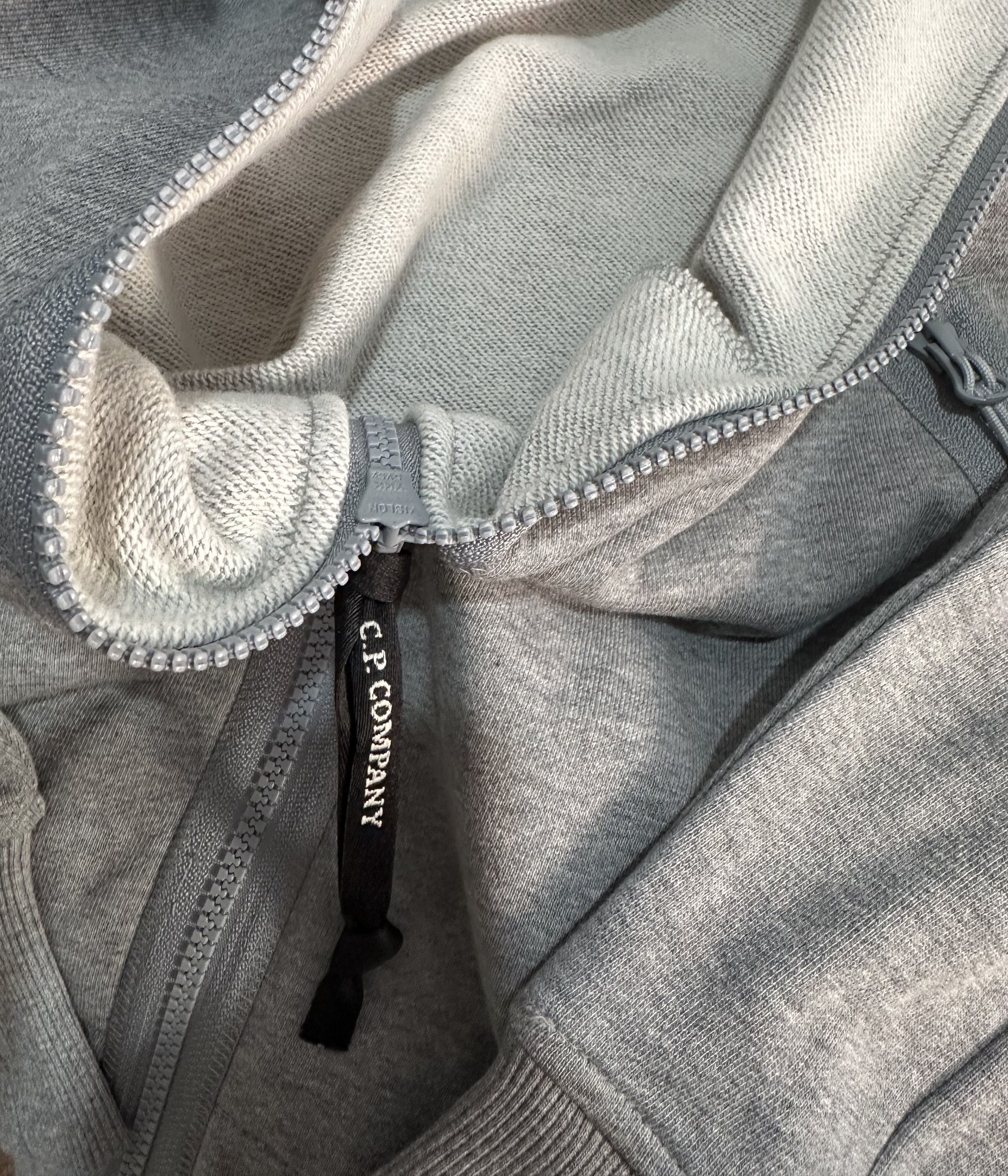 C.P. Company Diagonal Raised Fleece Goggle Zipped Hoodie Size US M / EU 48-50 / 2 - 14 Thumbnail