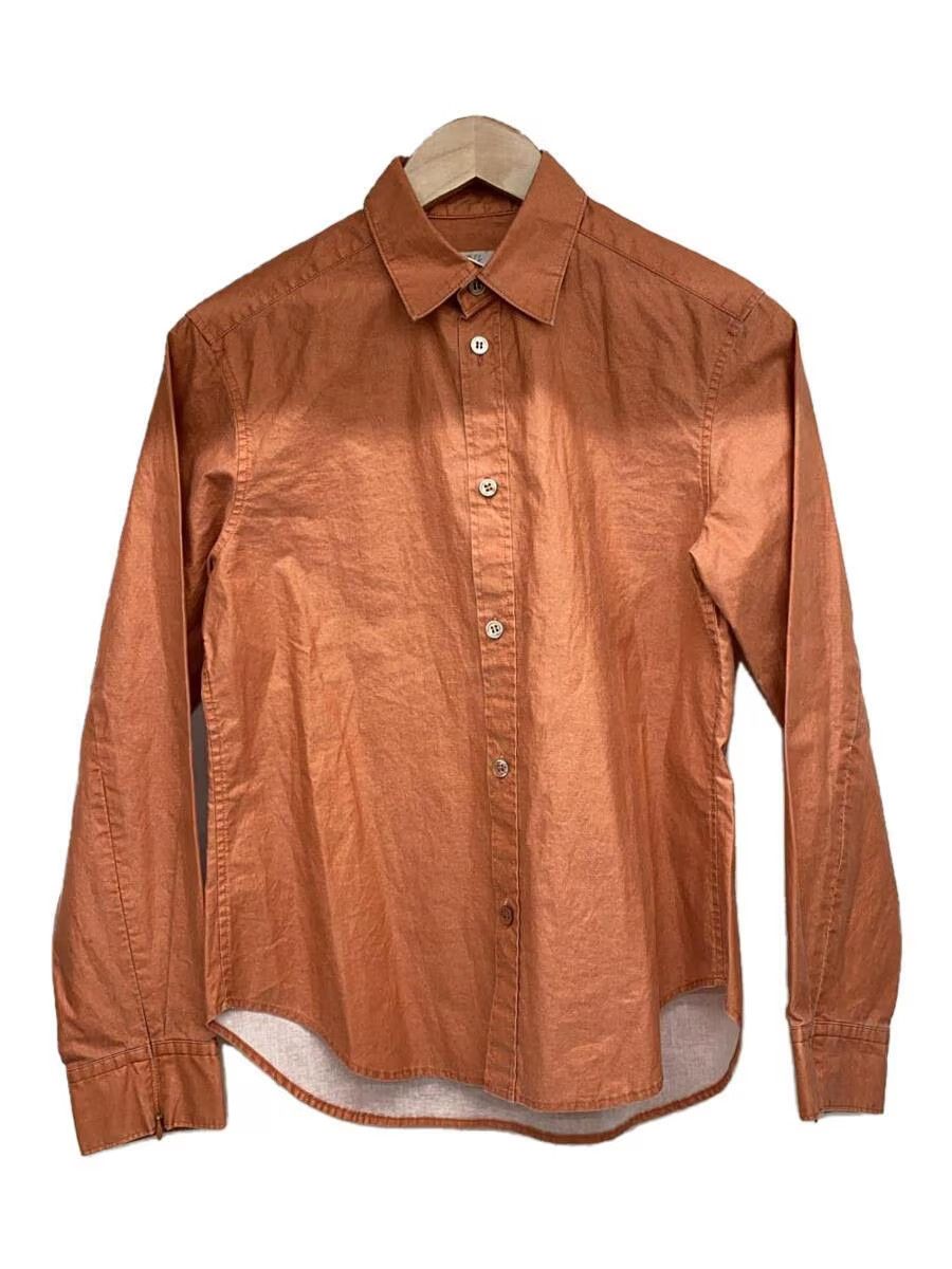 image of Yohji Yamamoto x YS Yamamoto Orange Button Shirt, Men's (Size Large)