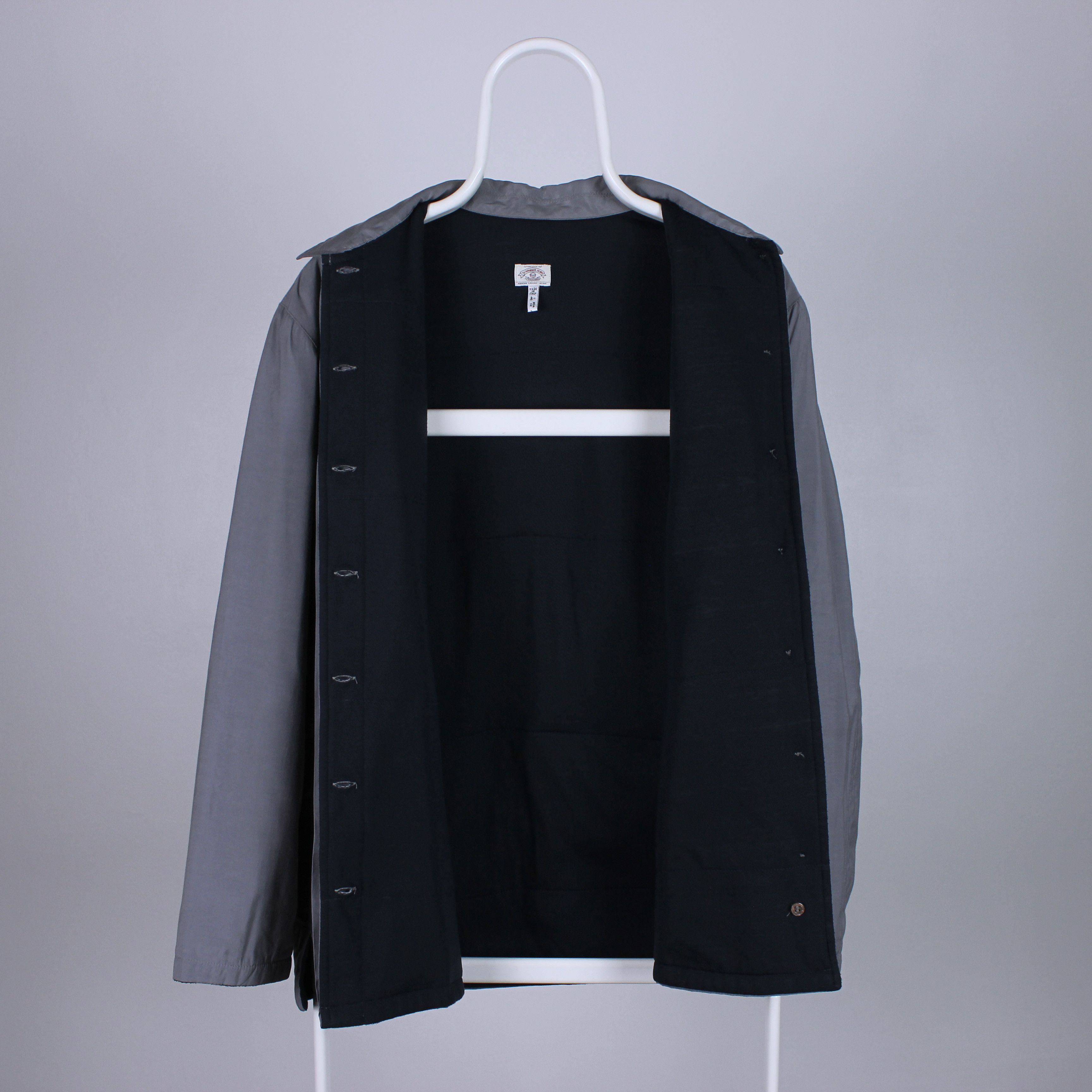Armani Armani jeans overshirt shirt nylon rarity S M gray Size US M / EU 48-50 / 2 - 10 Thumbnail
