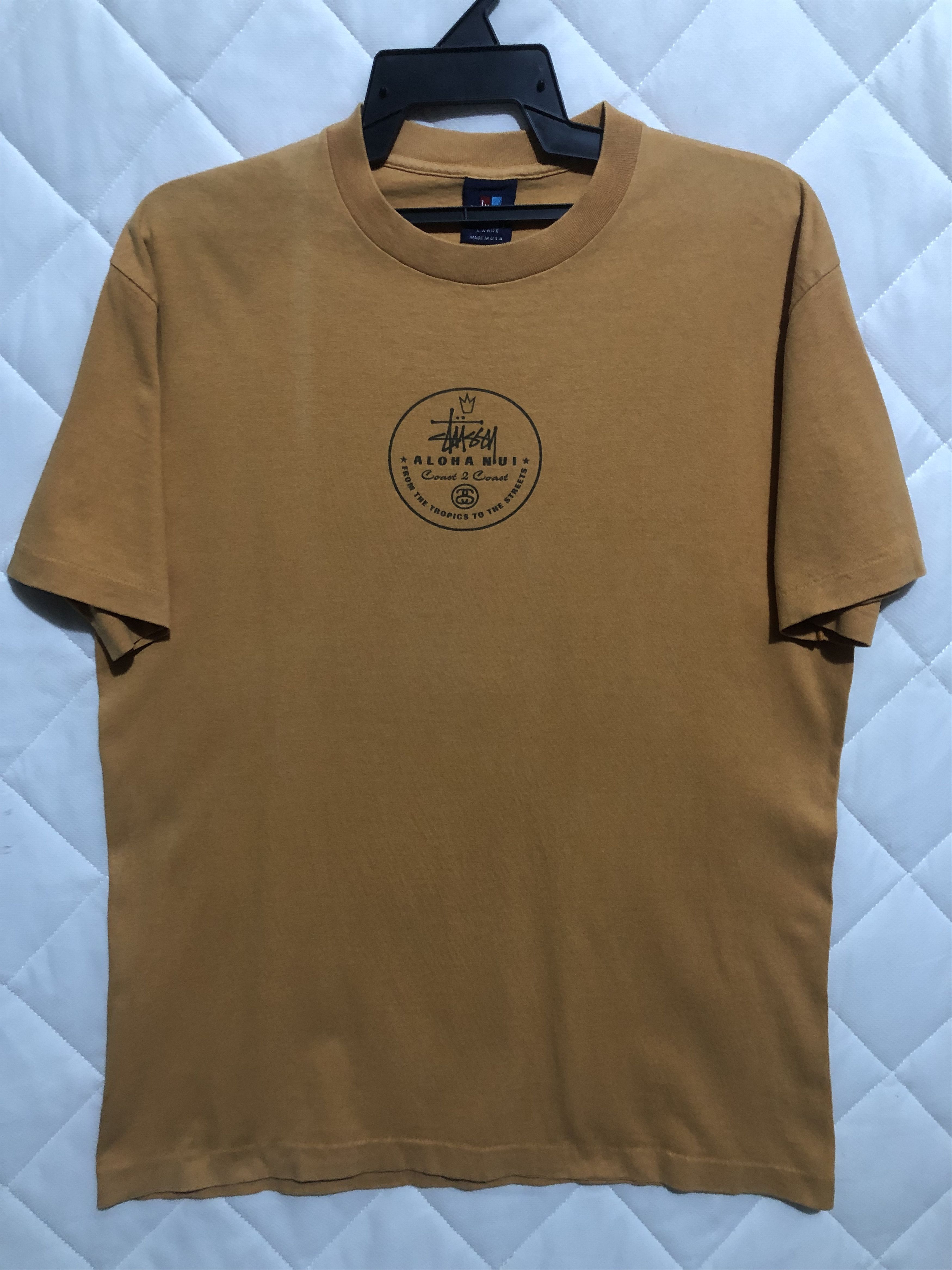 Stussy Vintage 90s STUSSY ALOHA NUI Rare Tee Size US L / EU 52-54 / 3 - 4 Thumbnail