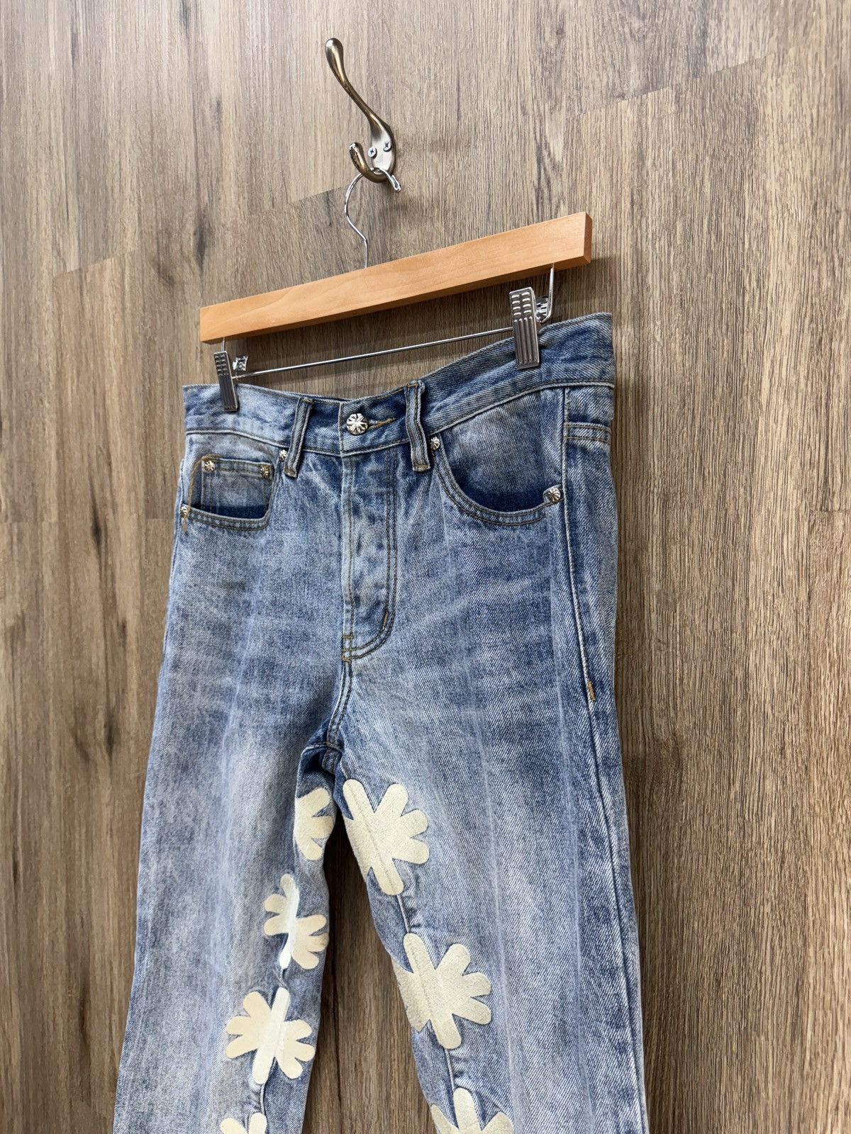 Shadow Hill Los Shadow White Denim Jeans Size US 30 / EU 46 - 4 Thumbnail