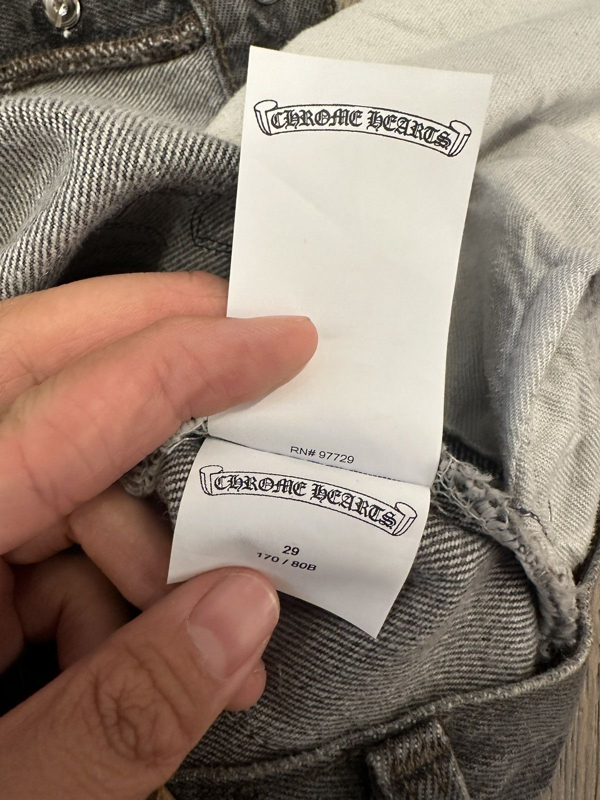 Chrome Hearts 🔥Chrome Hearts 501 Grey Jeans🔥 Size US 29 - 15 Thumbnail