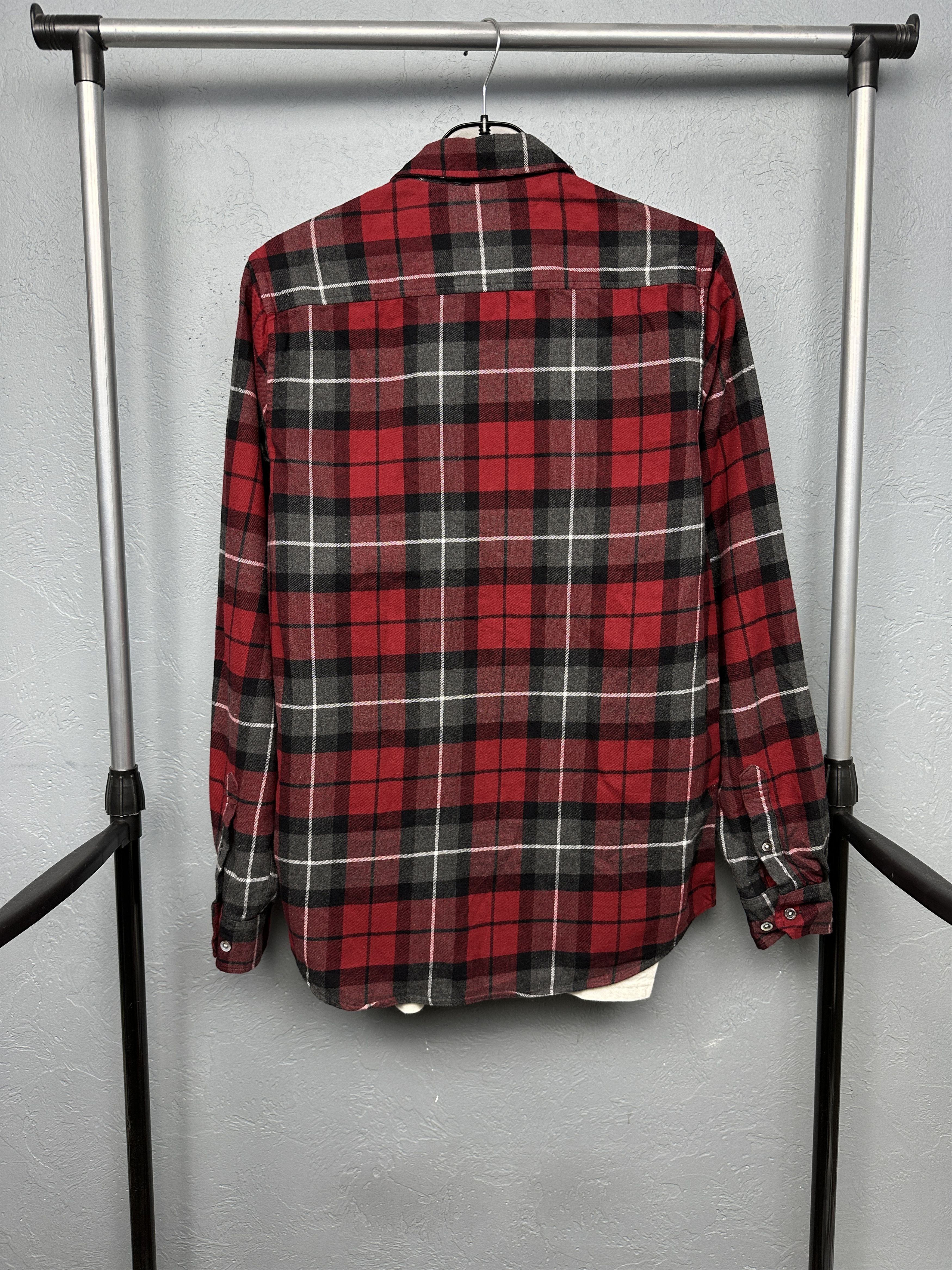 Norse Projects Norse Projects Mens Anton Brushed Flannel Plaid Shirt Size US S / EU 44-46 / 1 - 6 Thumbnail