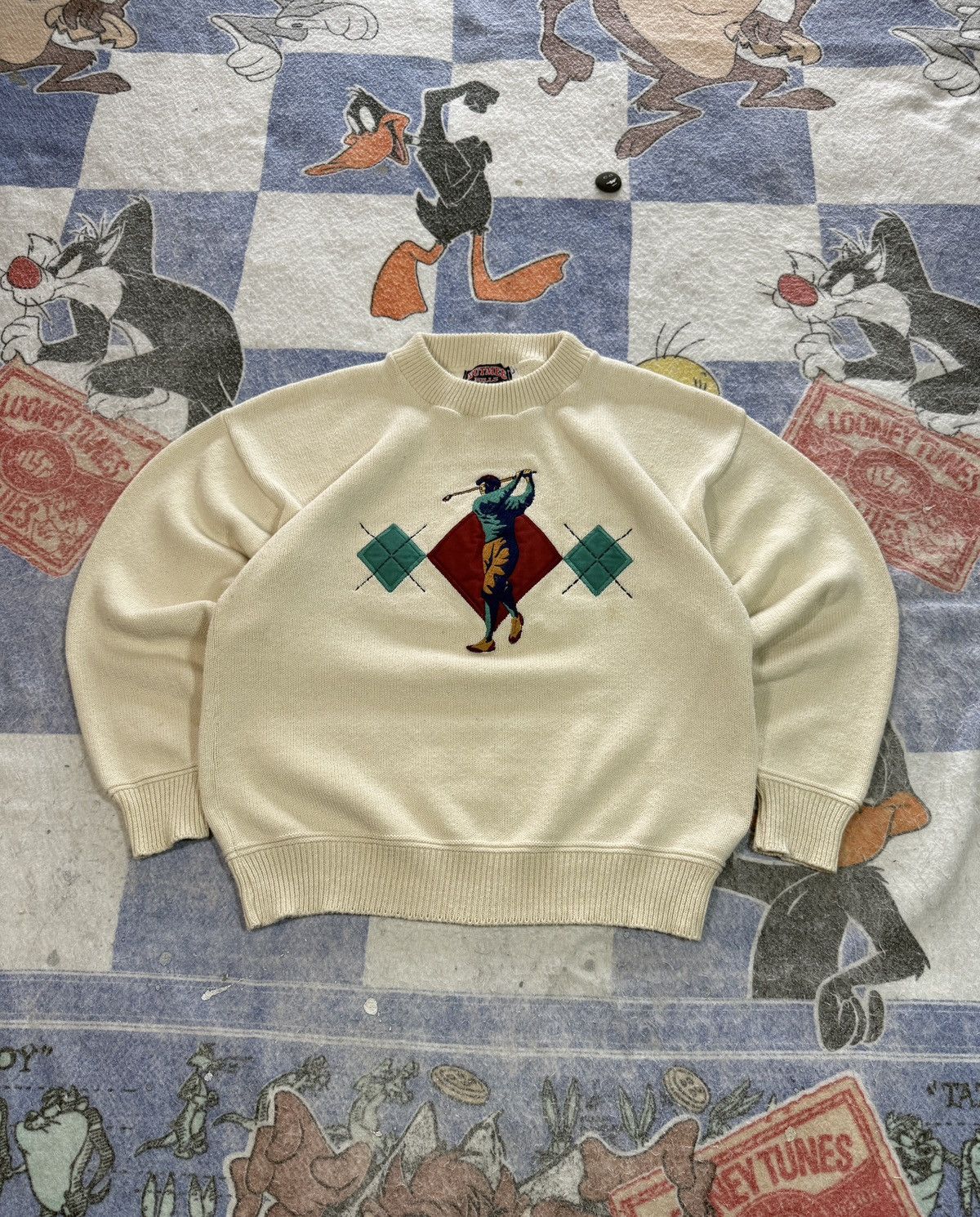 Nutmeg Vintage golf sweater Size US L / EU 52-54 / 3 - 1 Thumbnail