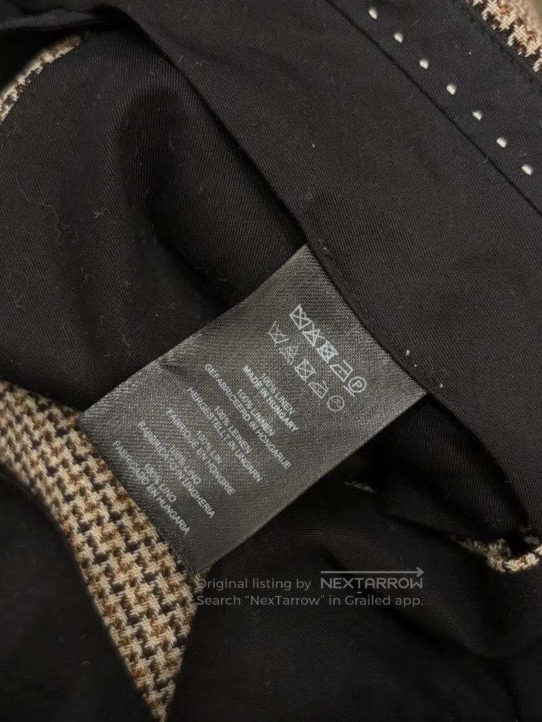 Dries Van Noten Dries Van Noten Houndstooth Linen Trousers Size US 28 / EU 44 - 4 Thumbnail