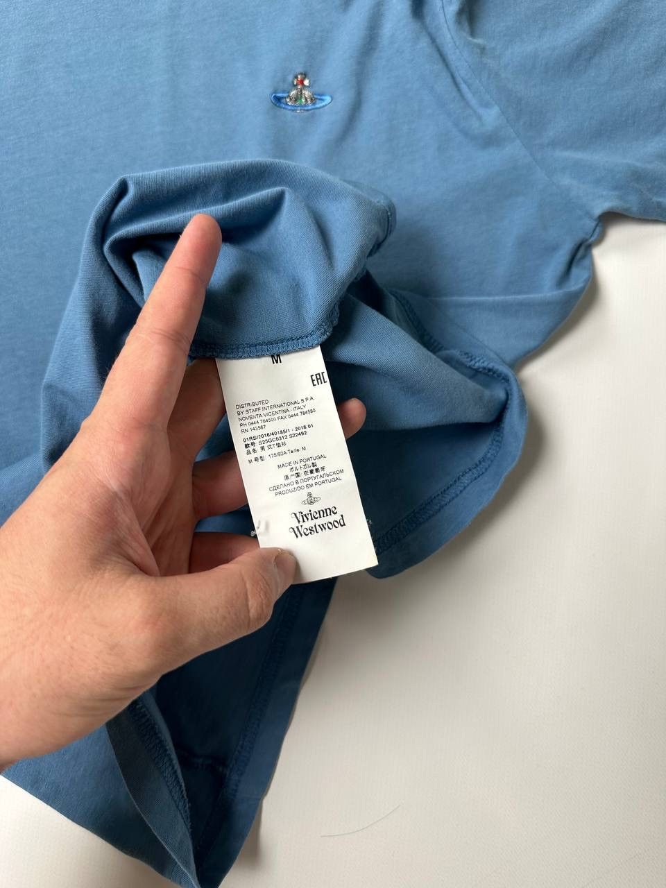 Vivienne Westwood Vintage Vivienne Westwood T Shirt Blue 🔥 Size US M / EU 48-50 / 2 - 9 Thumbnail