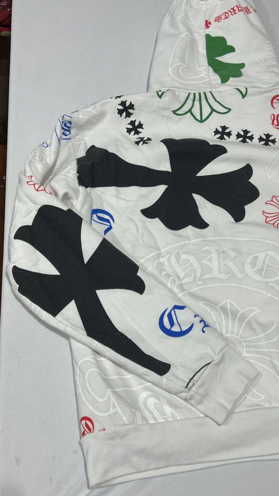 Chrome Hearts Chrome Hearts Stencil White Hoodie Size US XS / EU 42 / 0 - 12 Thumbnail