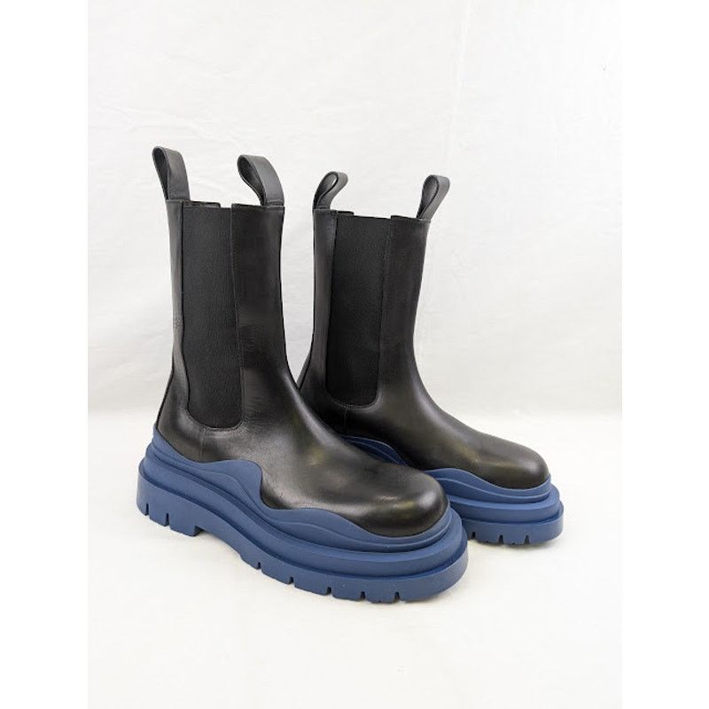 Bottega Veneta o1rshd1 Tire Boots in Black Size US 11 / EU 44 - 13 Thumbnail