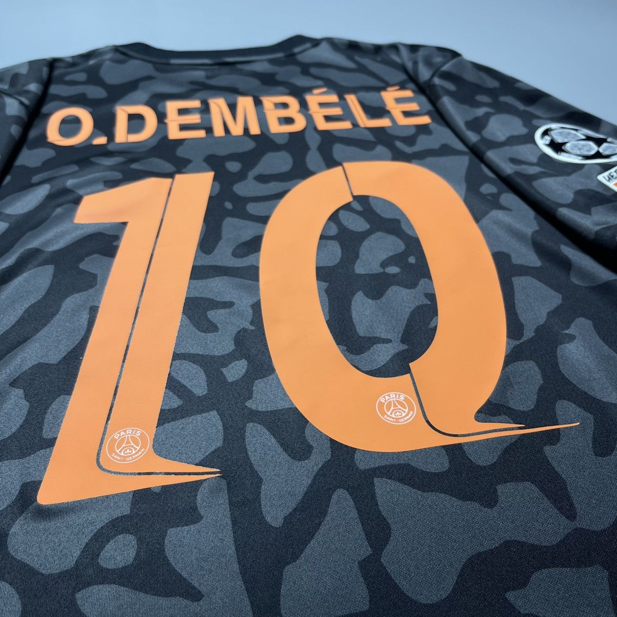 Nike PSG NIKE 2023/2024 FOOTBALL SOCCER THIRD JERSEY #10 DEMBELE Size US L / EU 52-54 / 3 - 8 Thumbnail