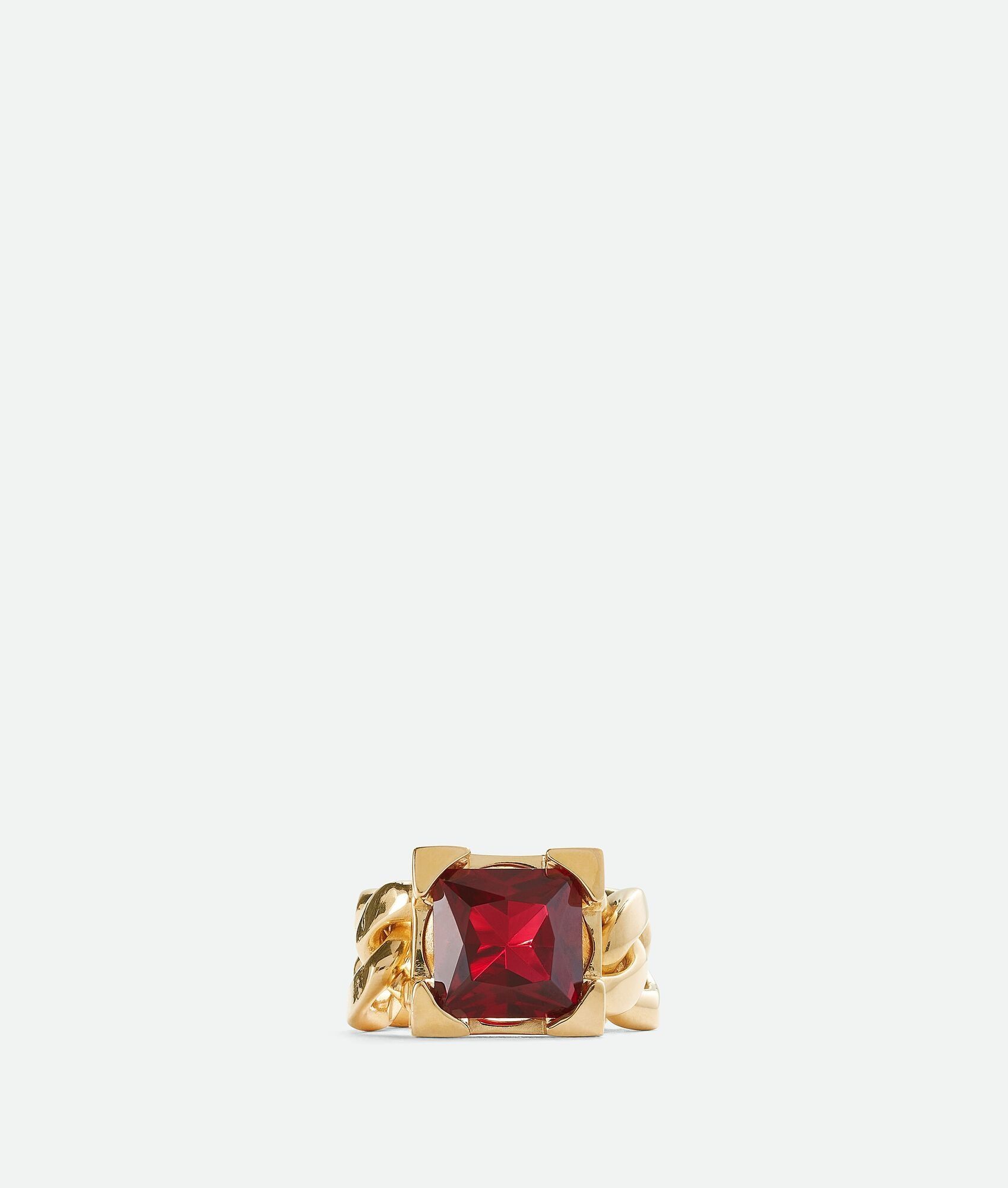 Bottega Veneta o1bcso1str0725 Size: 13 / Chains Ring in Gold Size ONE SIZE - 1 Thumbnail
