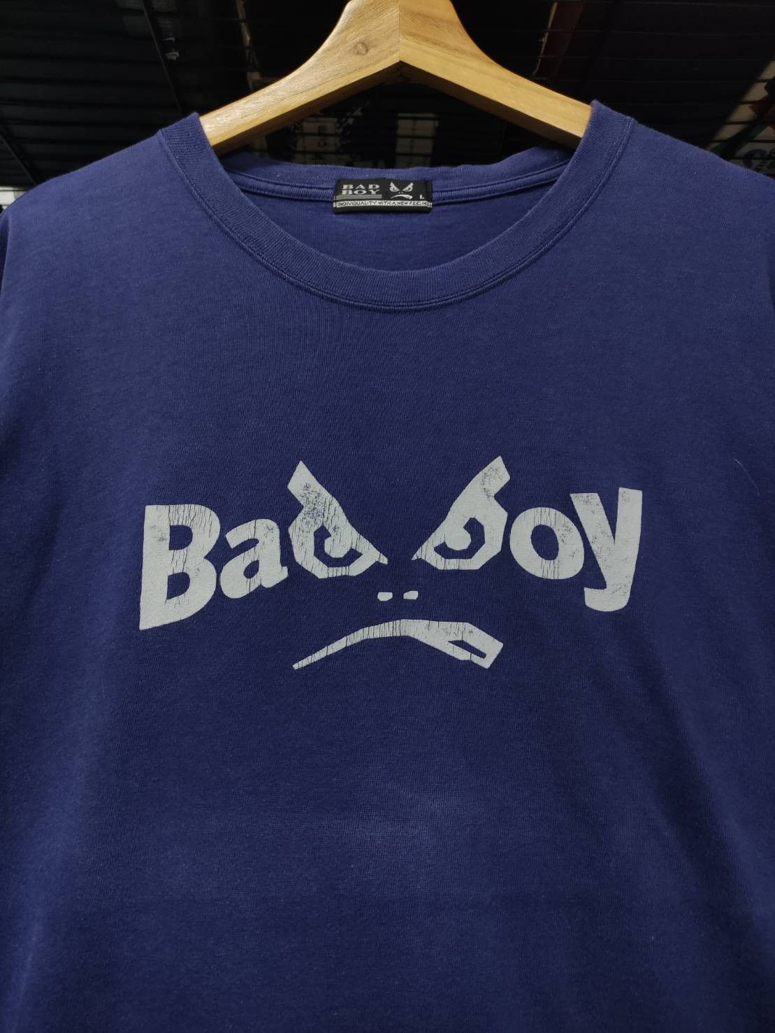 Rap Tees Vtg 00's Bad Boy OG Logo T-Shirt Size US L / EU 52-54 / 3 - 1 Thumbnail