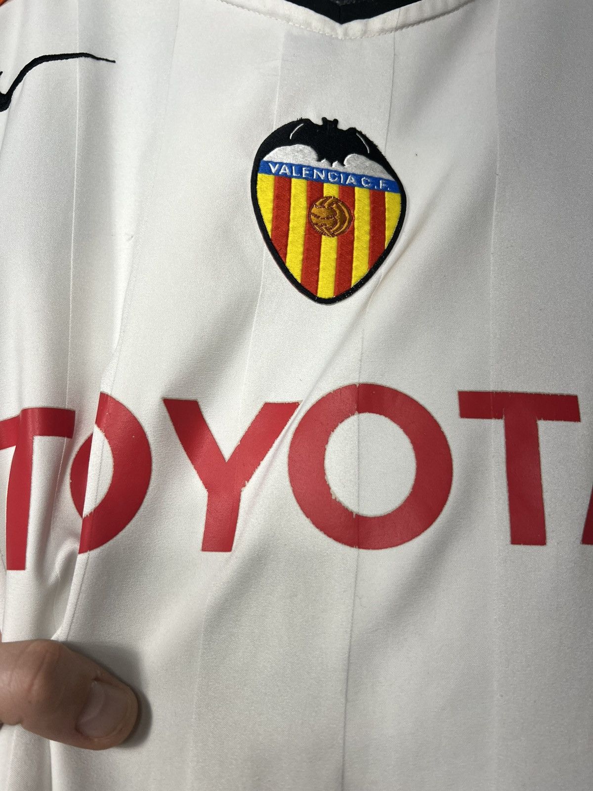 Nike Vintage Valencia 2004/2005 Home Football Jersey Blockcore Size US L / EU 52-54 / 3 - 5 Thumbnail