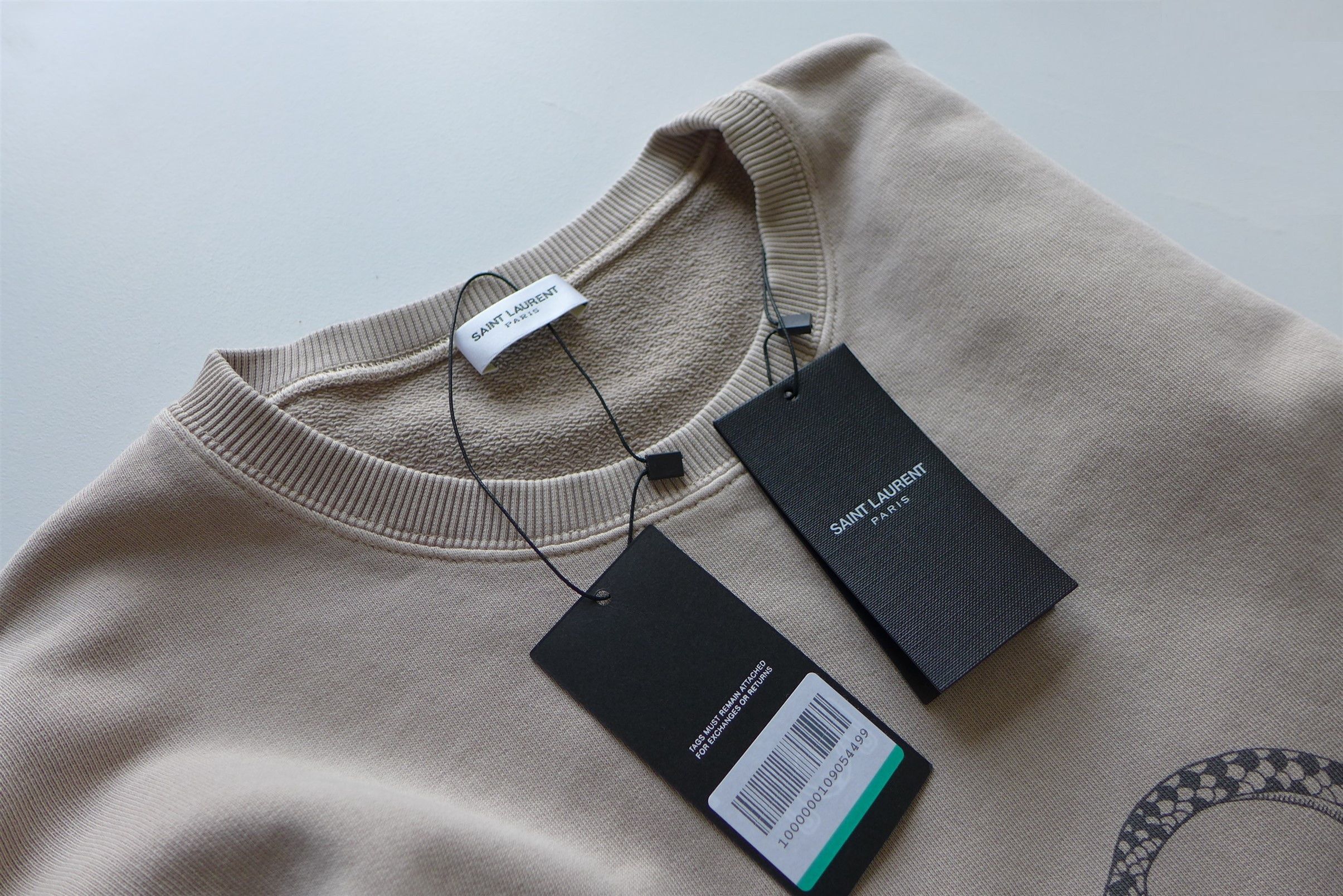 Saint Laurent Paris Saint Laurent SS18 Snake & Rose Heart Sweatshirt Size US M / EU 48-50 / 2 - 9 Thumbnail