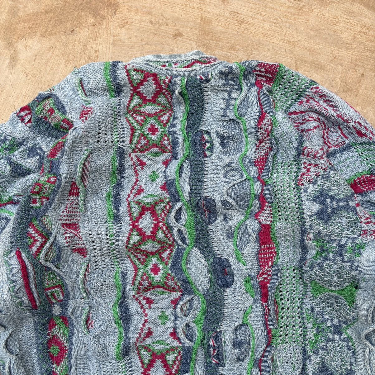 Coogi Rare💥Vintage 90s Coogi Blues 3D Knitwear Size US L / EU 52-54 / 3 - 8 Thumbnail