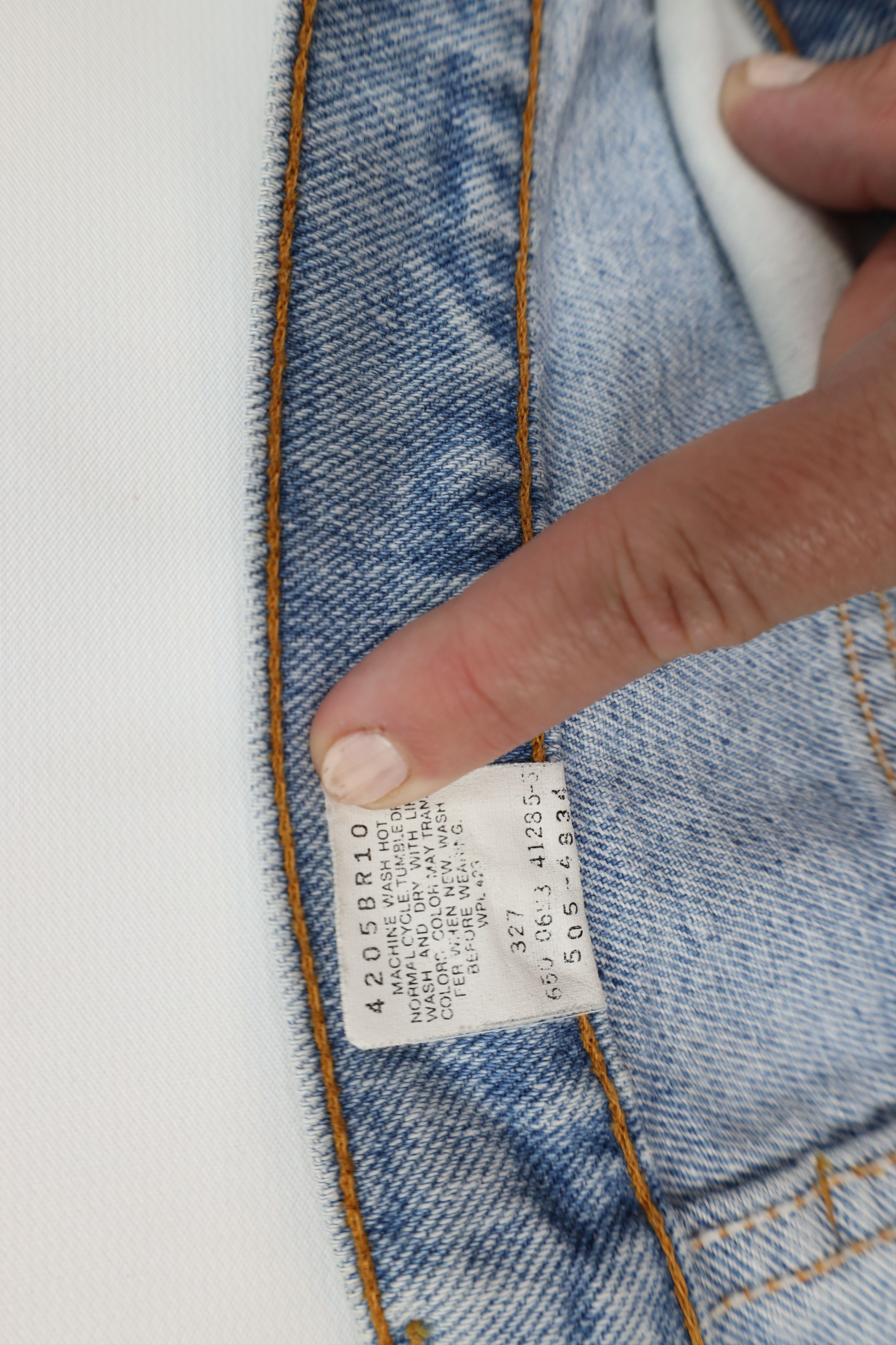 Levi's Vintage 90s Levis 505 Regular Fit Denim Jeans Blue USA Size US 38 / EU 54 - 9 Thumbnail