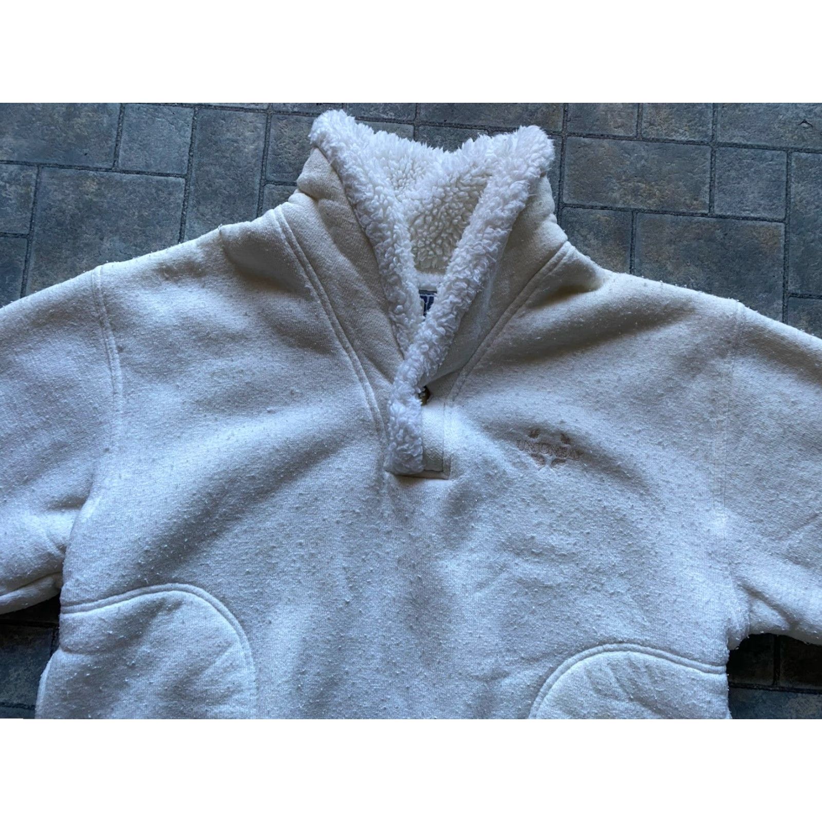 Vintage VINTAGE UNIONBAY Jacket Coat White Women’s Large L Sherpa Made In USA Size L / US 10 / IT 46 - 6 Thumbnail