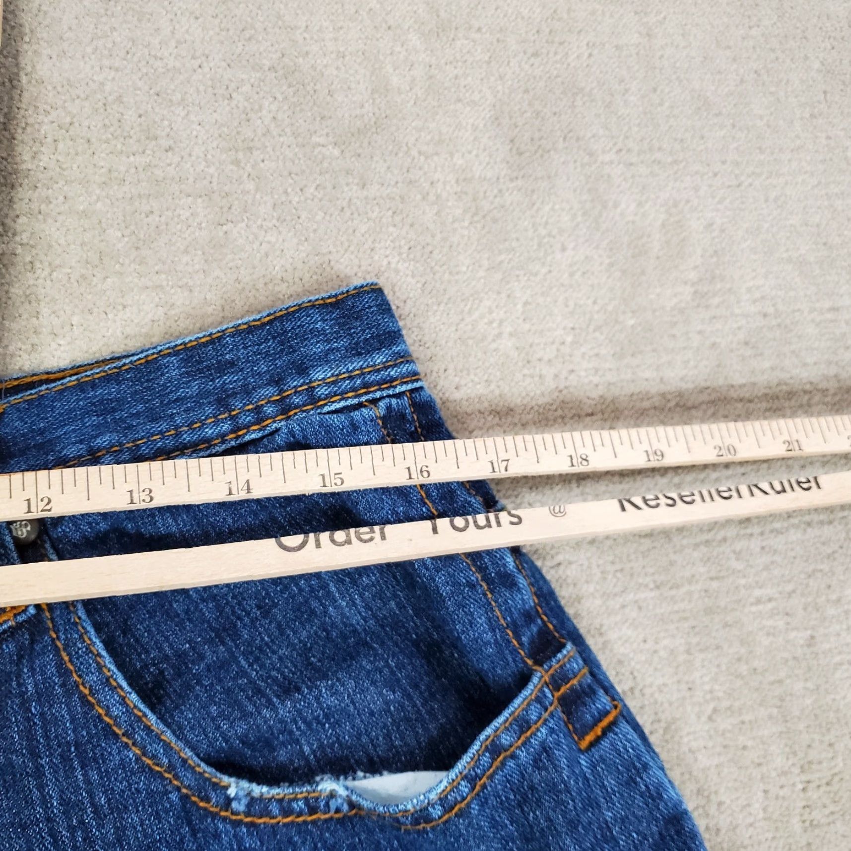 Southpole VINTAGE Southpole Jeans Mens Regular 32x33 Denim Blue Wide-Leg 90s Hip Hop Baggy Y2K Size US 32 / EU 48 - 3 Thumbnail