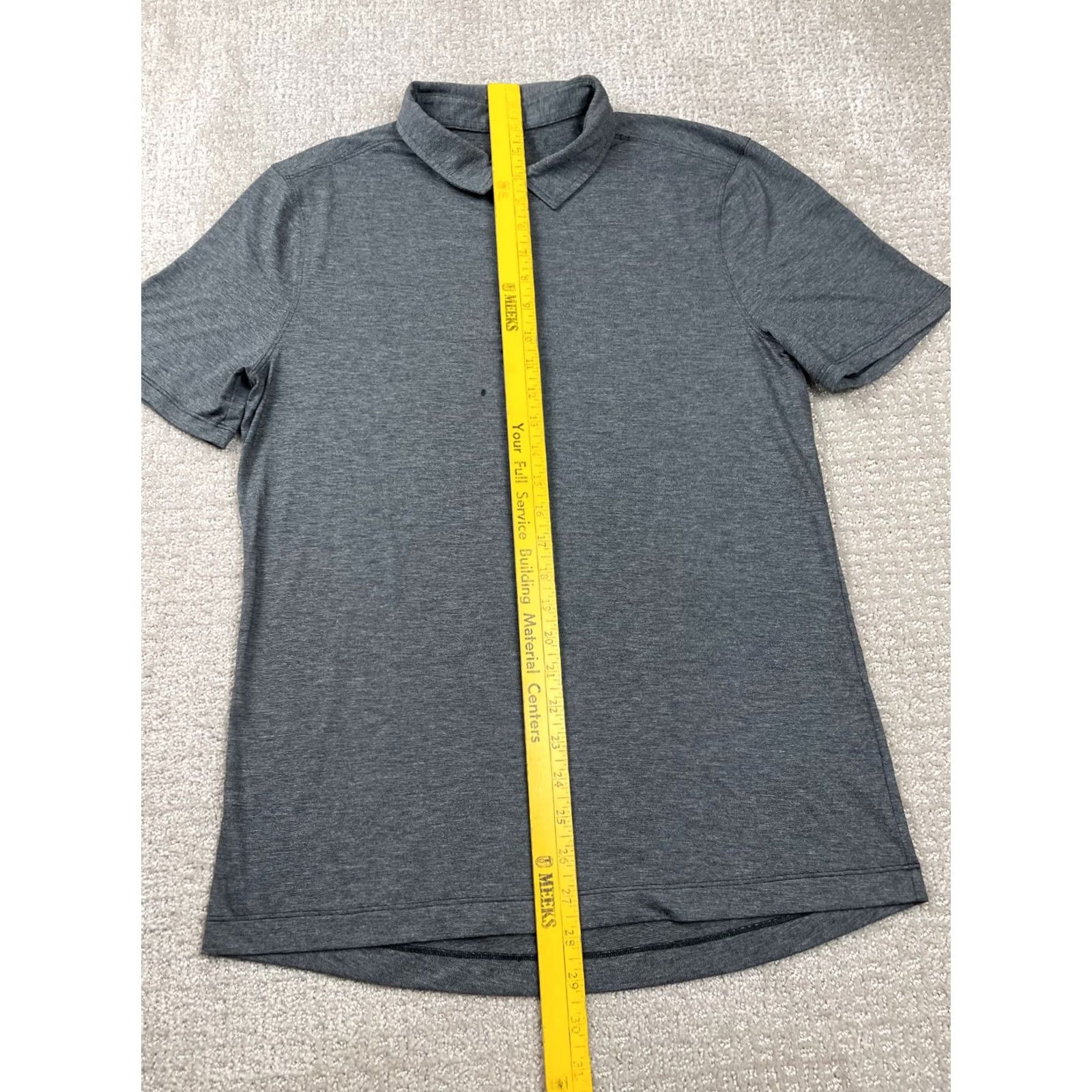 Lululemon Lululemon Polo Shirt Mens S Gray Short Sleeve Performance Stretch Golf Outdoors Casual Logo Trim Size US S / EU 44-46 / 1 - 2 Thumbnail