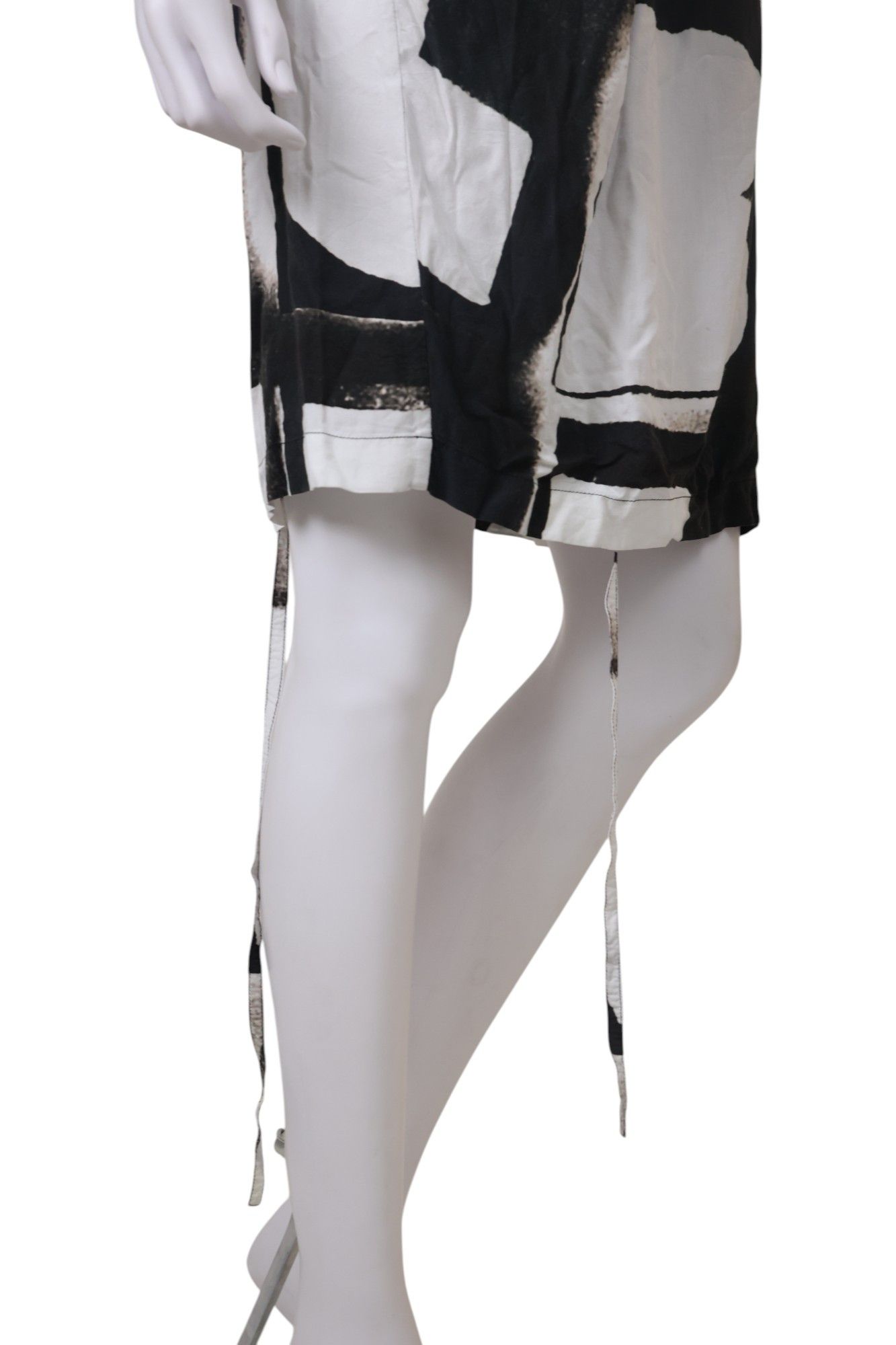 Ann Demeulemeester S/S 2011 B&W Letter Pattern Long Top Size M / US 6-8 / IT 42-44 - 5 Thumbnail