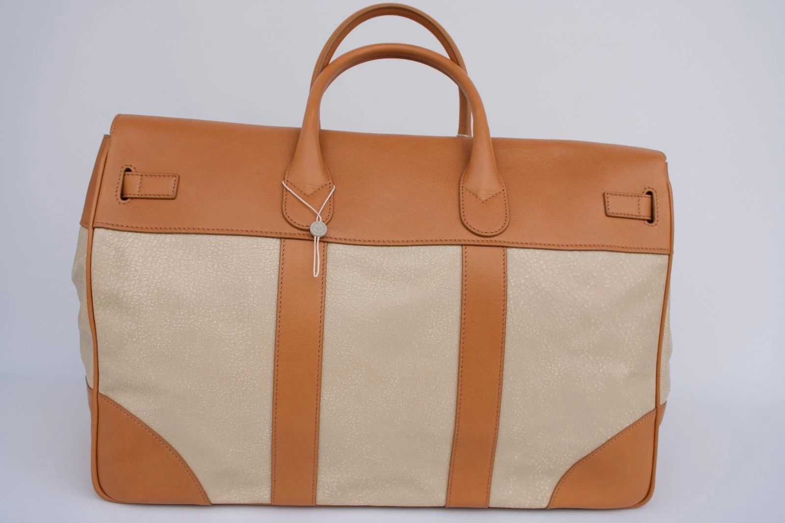 Brunello Cucinelli New Brunello Cucinelli Leather Vachetta Cowhide Country Size ONE SIZE - 3 Thumbnail