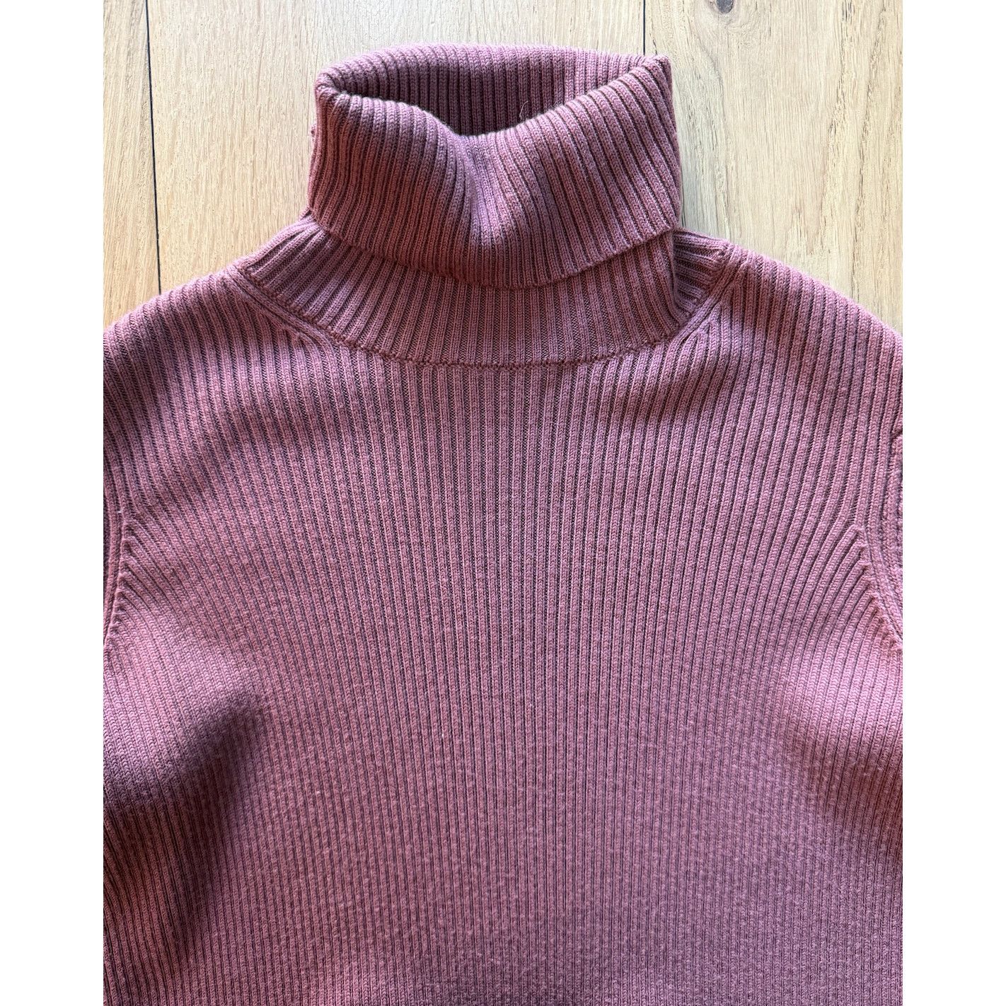 Aritzia Aritzia Wilfred Merino Wool Turtle Neck Ribbed Sweater Dress Size XXS / US 00 / IT 34 - 3 Thumbnail