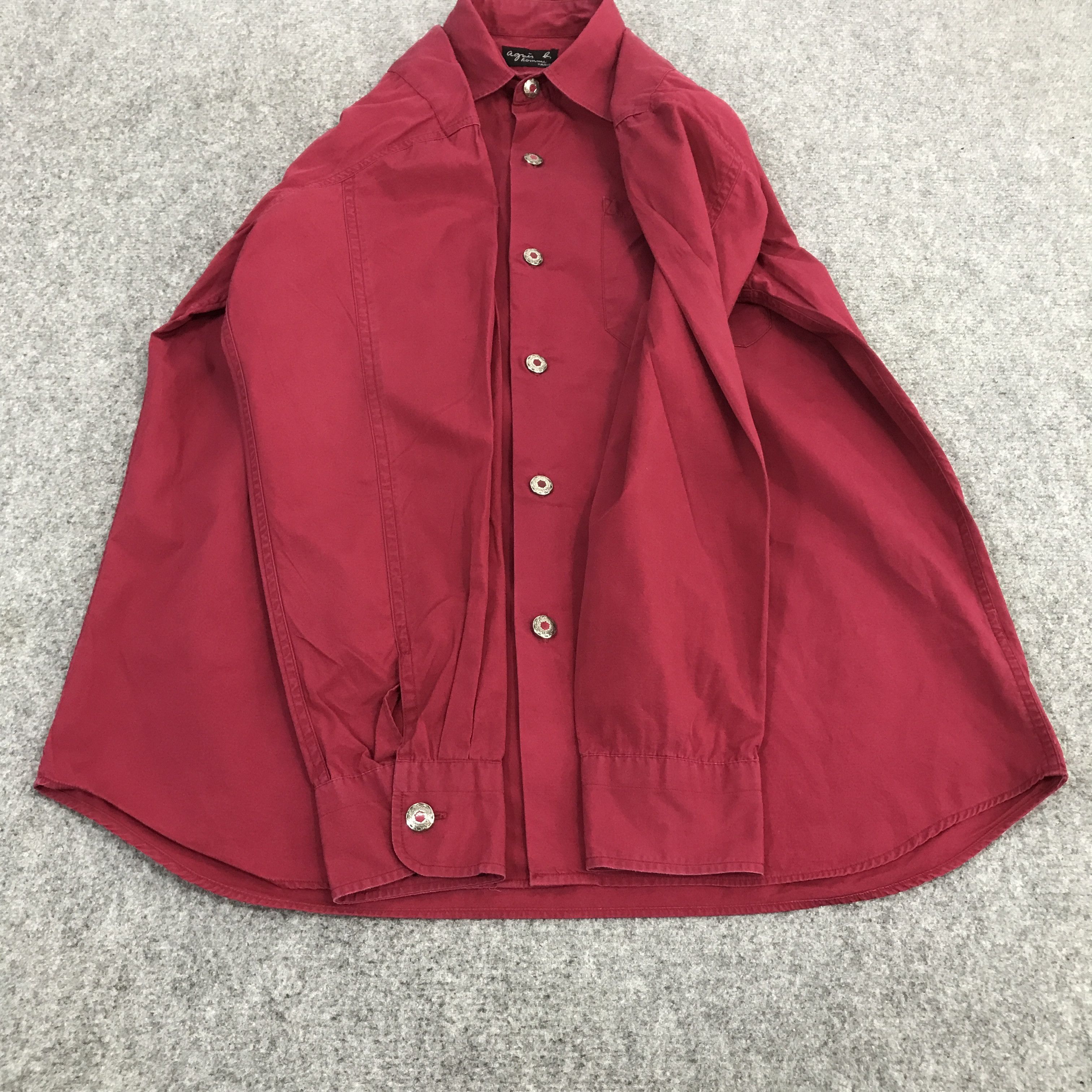 Japanese Brand × agnes b. AGNES B HOMME BUTTON UP SHIRTS LONG SLEEVE Size US L / EU 52-54 / 3 - 8 Thumbnail