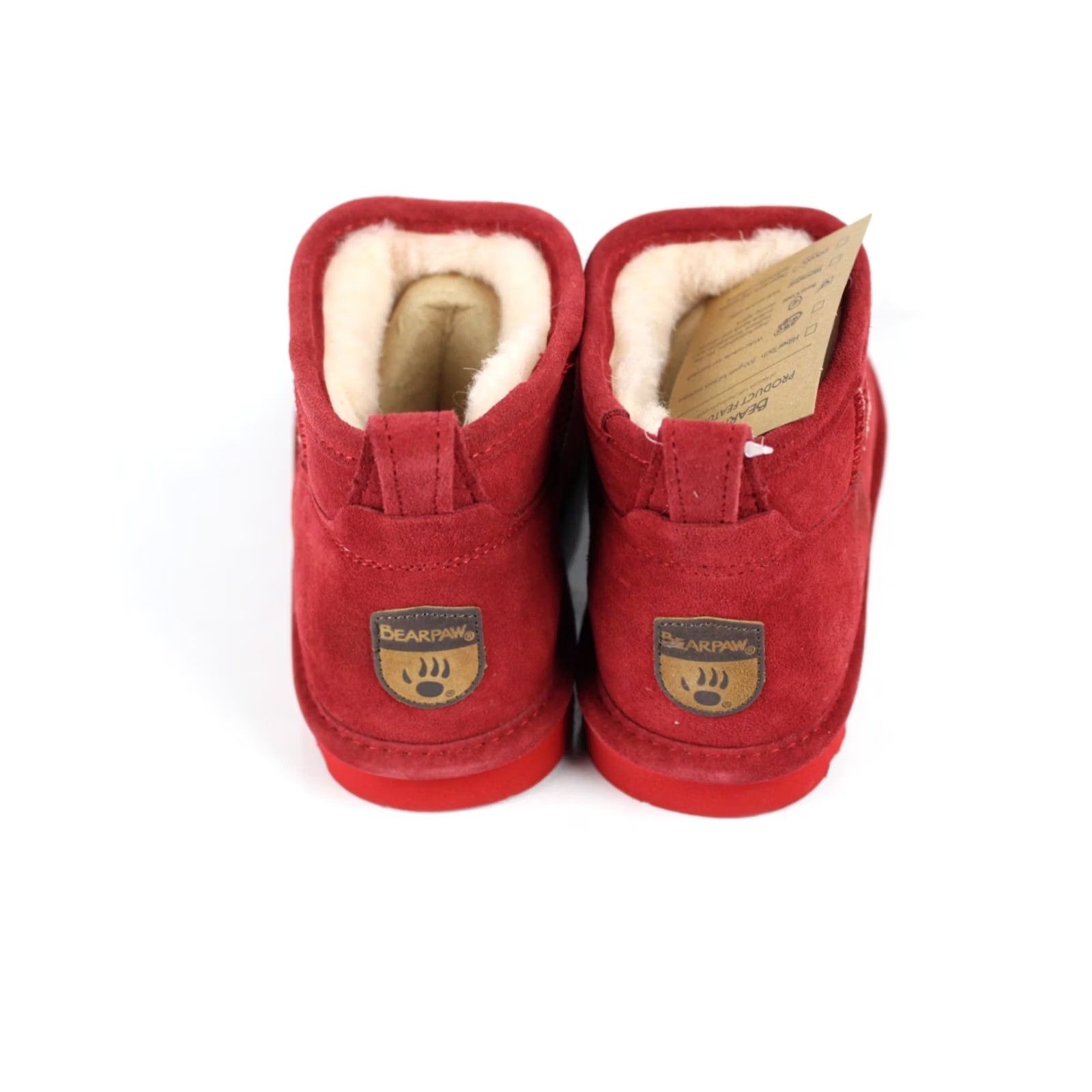 Vintage Bearpaw Women's Shorty Boots Waterproof Size 9 Red Dahlia Boots Size 30" / US 8 / IT 44 - 6 Thumbnail