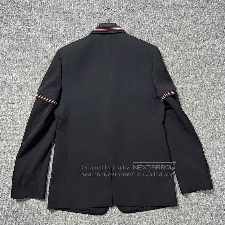 Dior Dior 16fw red line sleeve logo woollen suit Size 50R - 3 Thumbnail
