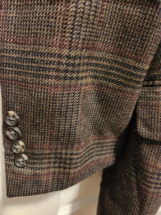 Jos. A. Bank jos.a.bank men's 100%wool sport coat blazer jacket 52R Size 52R - 3 Thumbnail