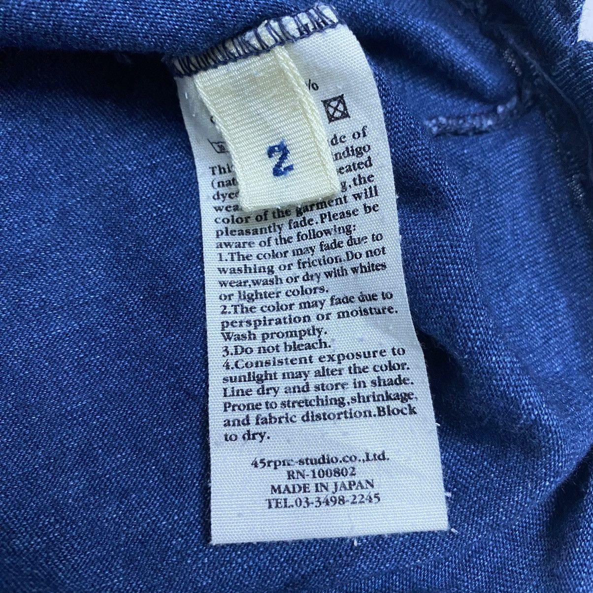 45rpm × Indigo × Japanese Brand 45RPM vintage tee Size US XS / EU 42 / 0 - 8 Thumbnail