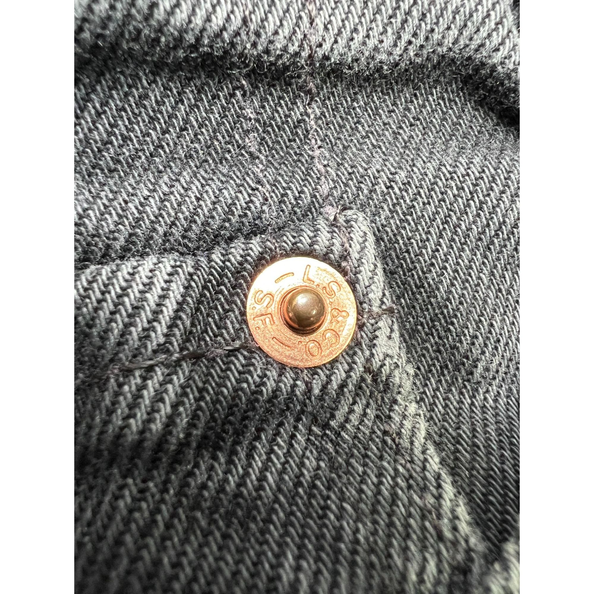 Levi's Vintage Clothing Levi’s 615 Orange Tab Vintage Black Denim Jeans (Y1050) Size US 33 - 4 Thumbnail