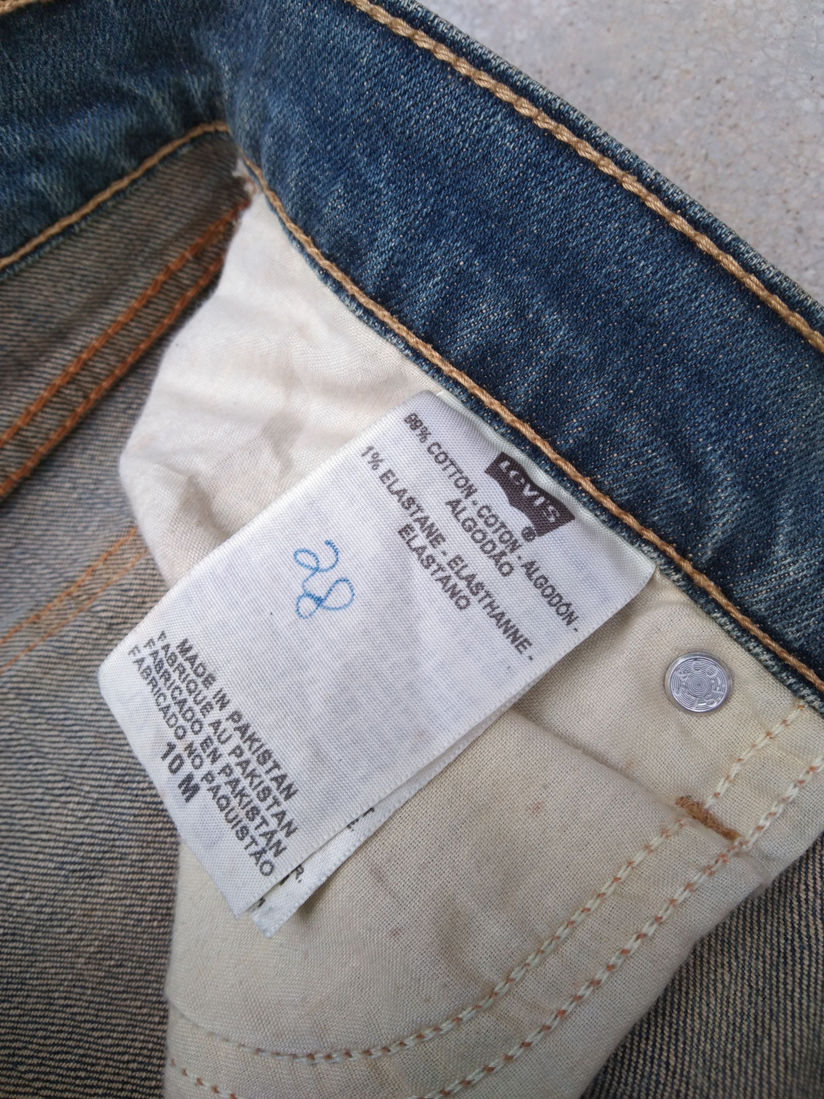 Jean × Levi's × Vintage Vintage Levis 515 Boot Cut Flared Jeans 31x30 Size US 31 - 7 Thumbnail