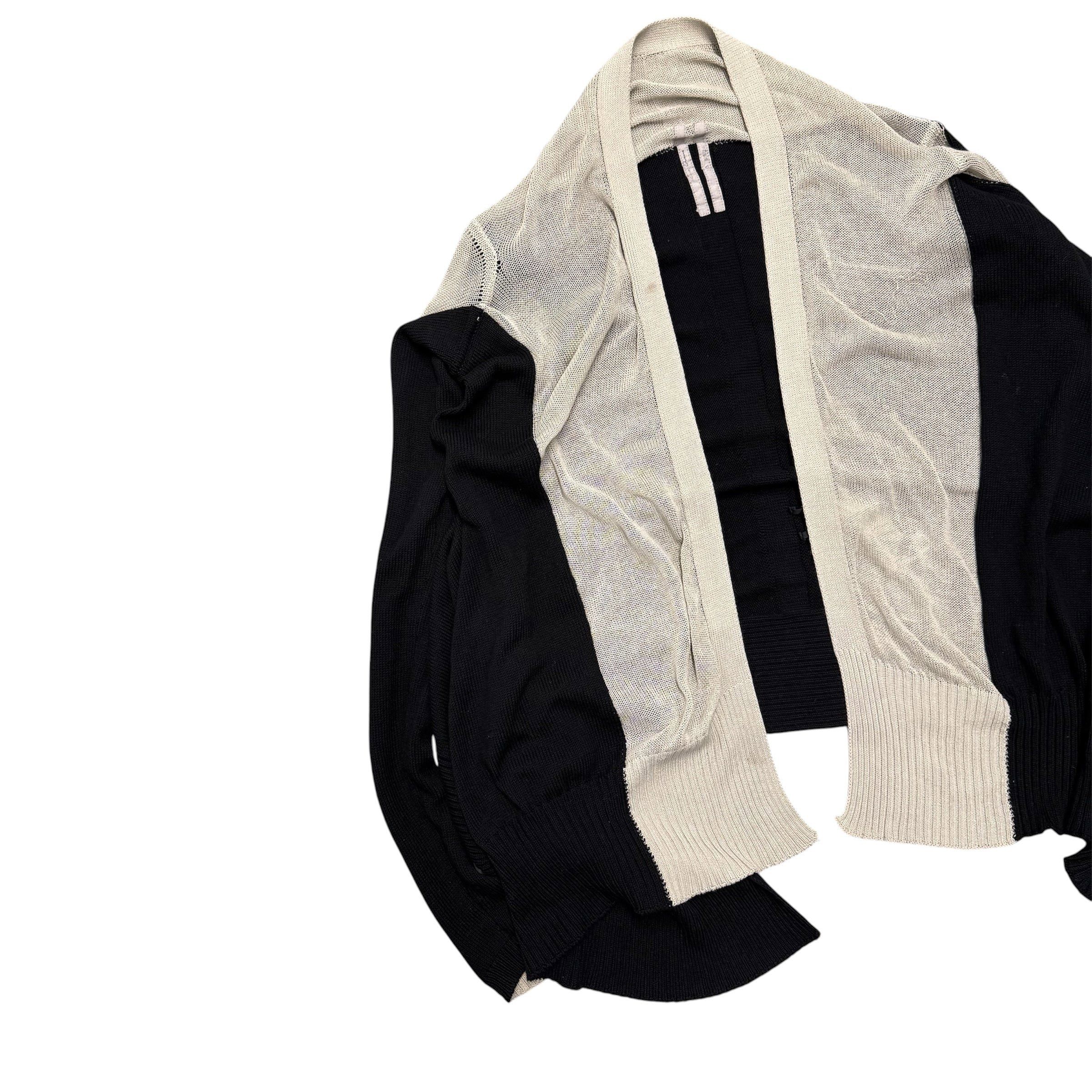 Rick Owens RICK OWENS SS24 TEXTURED SILK CARDIGAN. Size US S / EU 44-46 / 1 - 2 Thumbnail