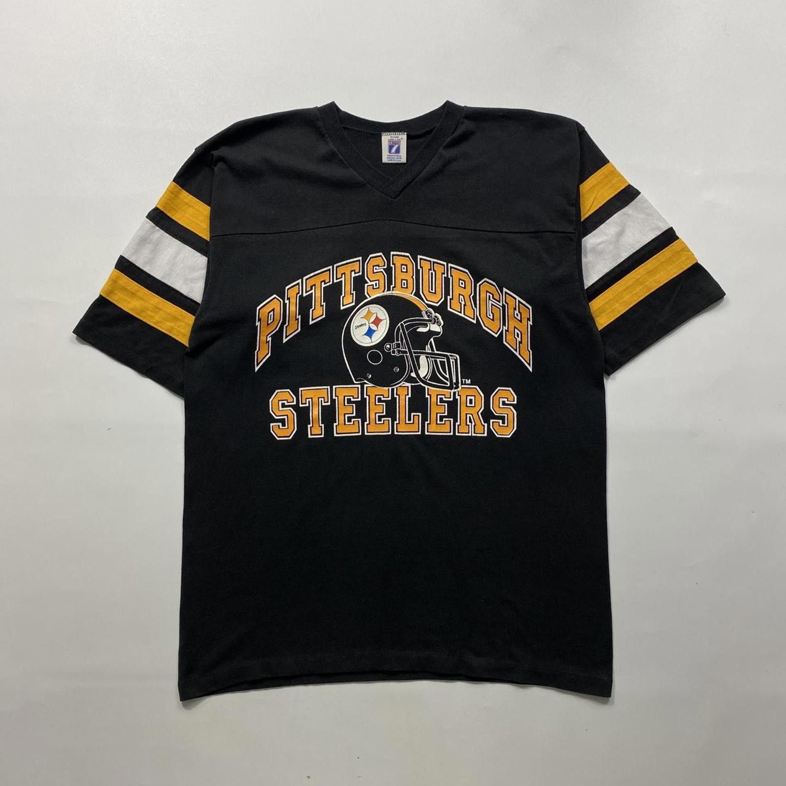 NFL Vintage 80s Pittsburgh Steelers Football Jersey Size US L / EU 52-54 / 3 - 1 Thumbnail