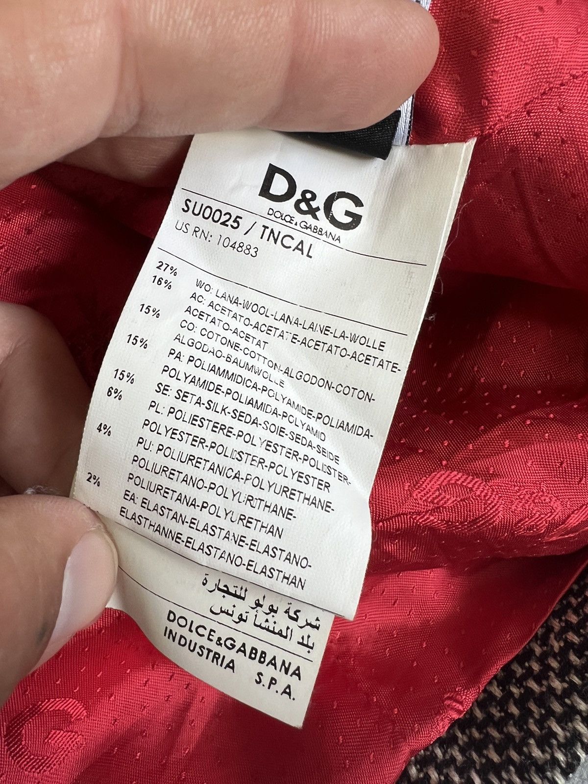 Dolce & Gabbana Dolce&Gabbana D&G tweed style Vintage Blazer Jacket Italy Size L / US 10 / IT 46 - 13 Thumbnail