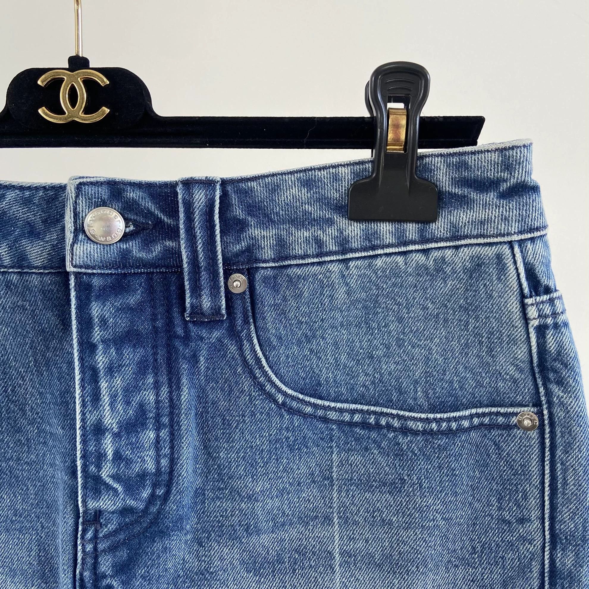 Alexander Wang Alexander Wang Women's Blue Denim Shorts 25 Size 25" / US 0 / IT 36 - 3 Thumbnail