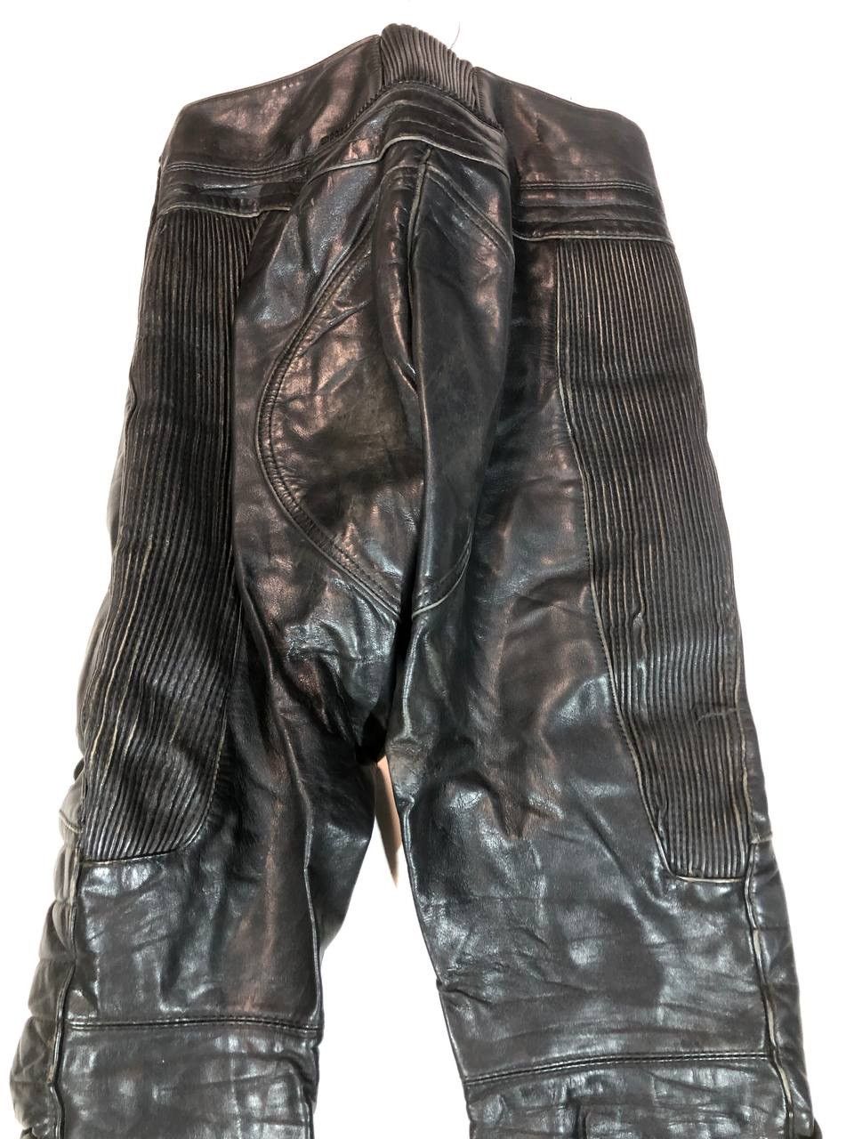 Genuine Leather × Vintage MQP Racing Biker Leather Pants Vintage Size US 29 - 7 Thumbnail