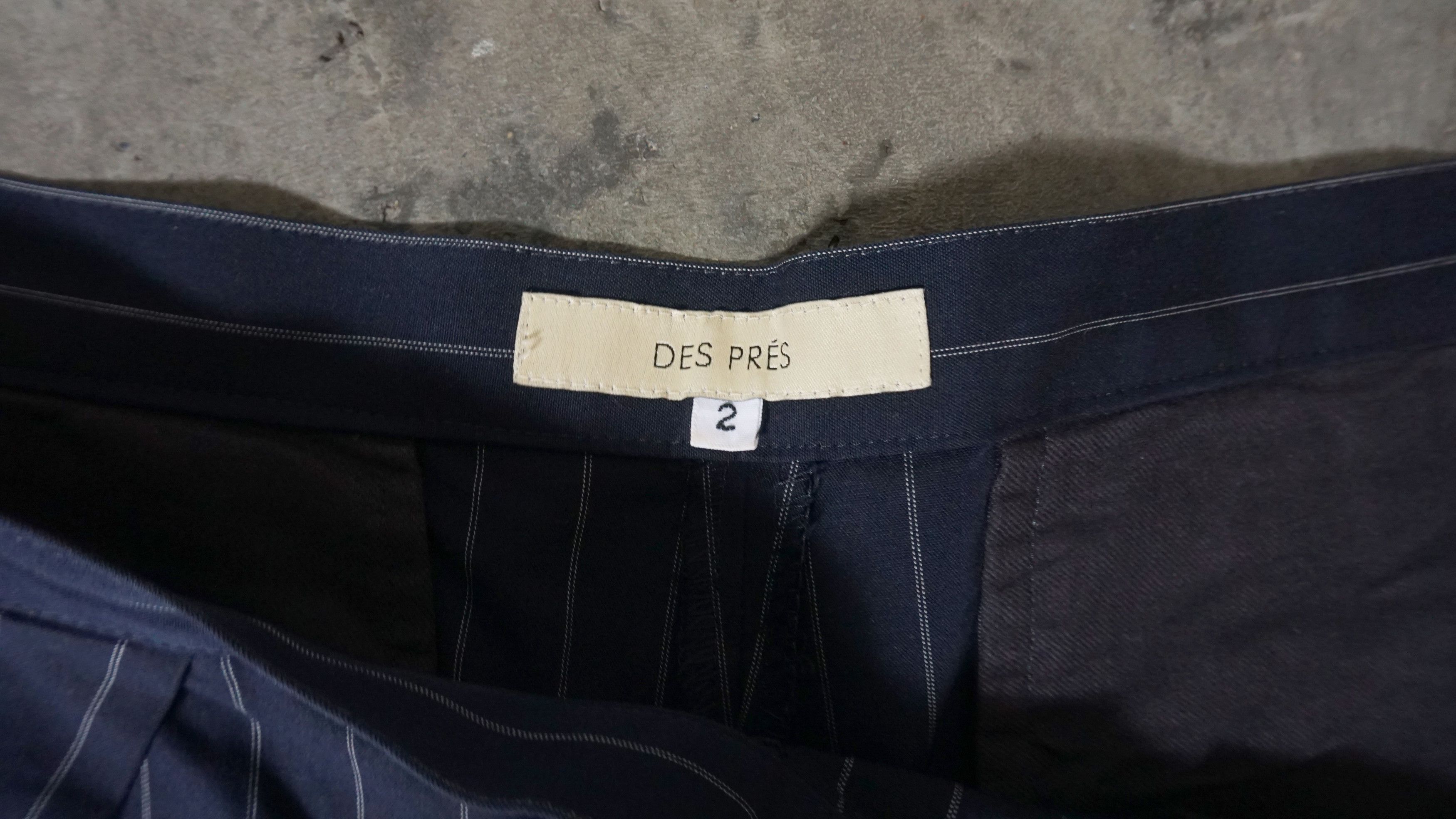 Japanese Brand DES PRES Women tripe Pants W29 Size 29" - 9 Thumbnail