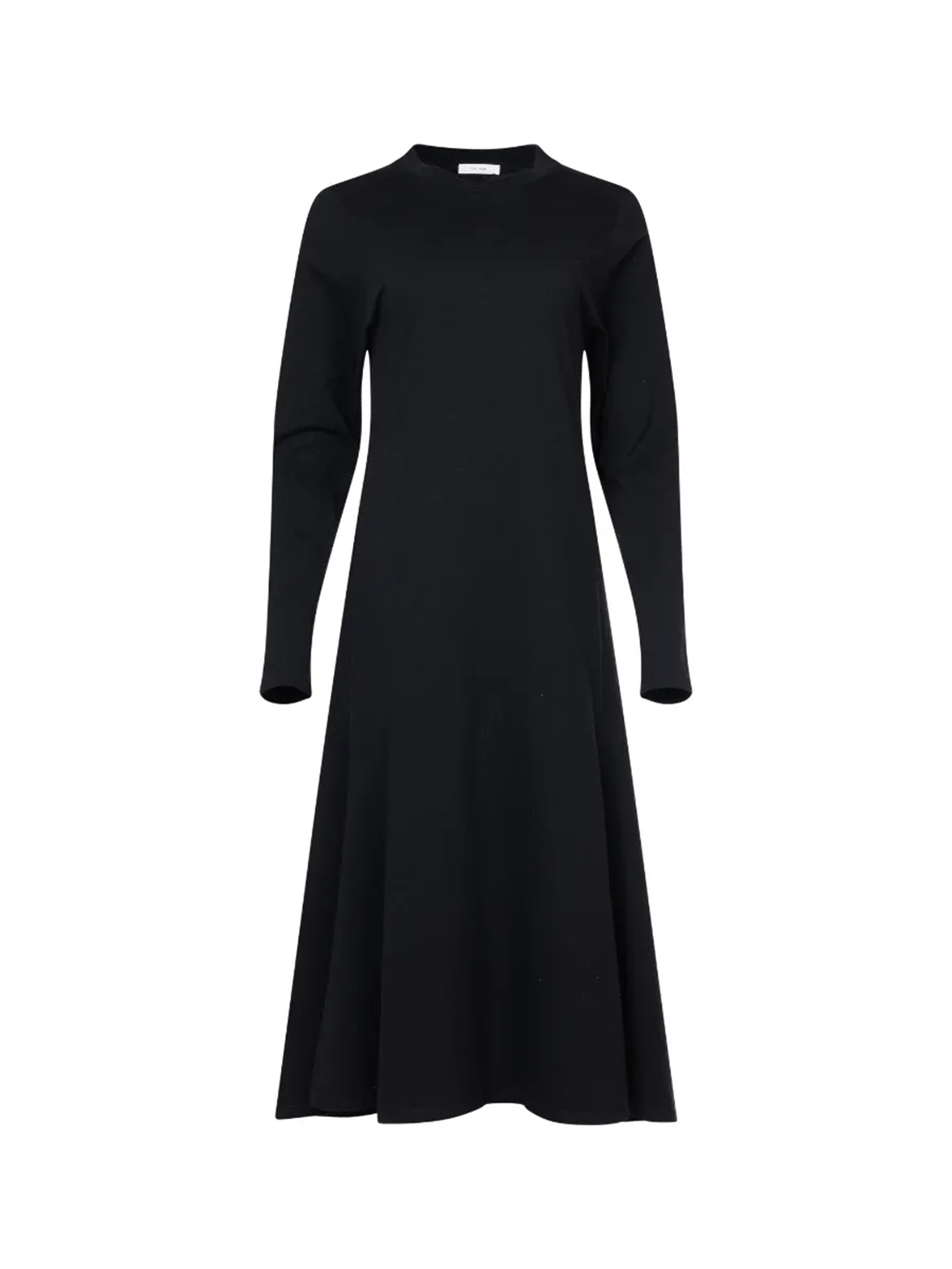 The Row black long sleeve casual dress